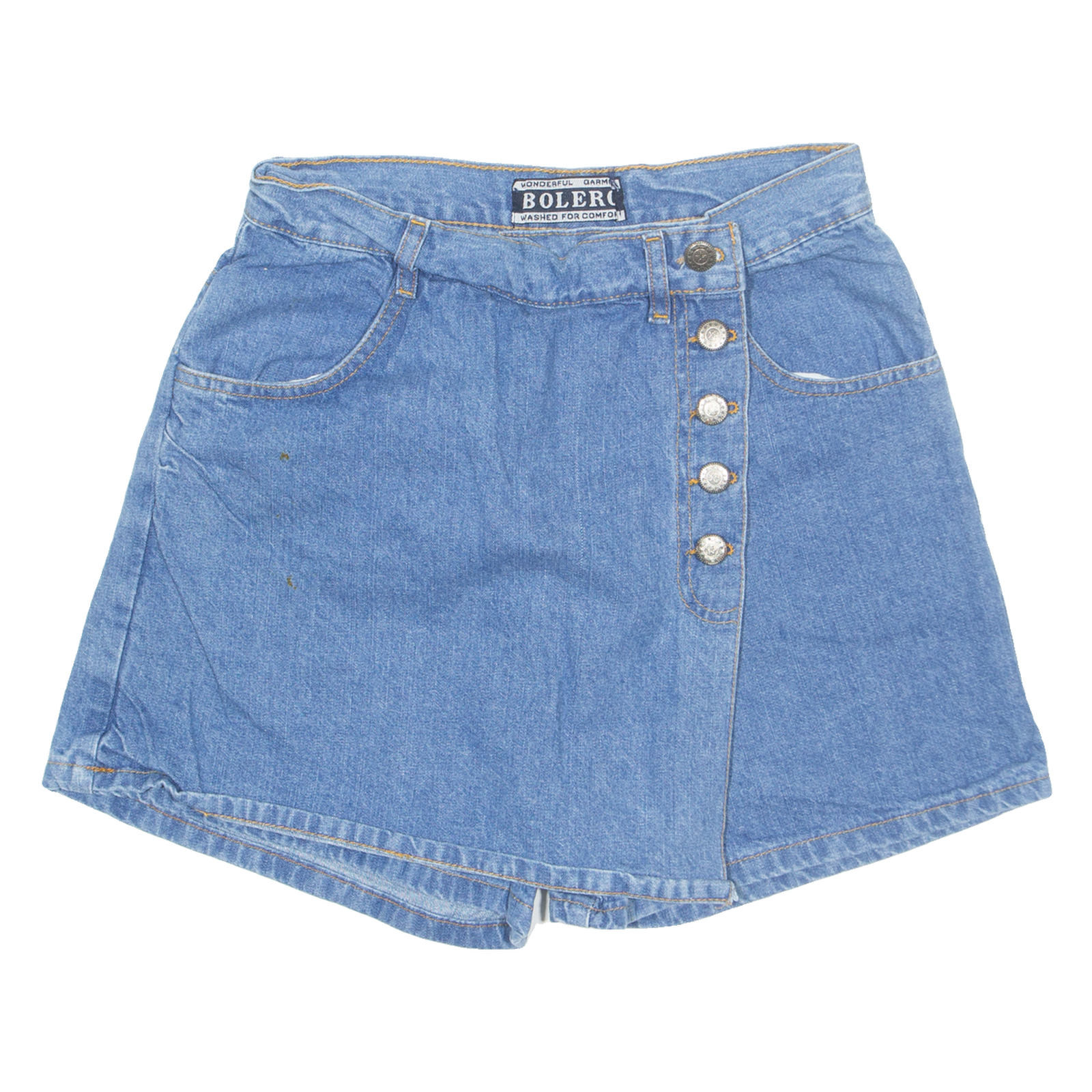 BOLERO Womens Denim Shorts Blue S W26 Refurbished - N/A refurbished available on Cerqular