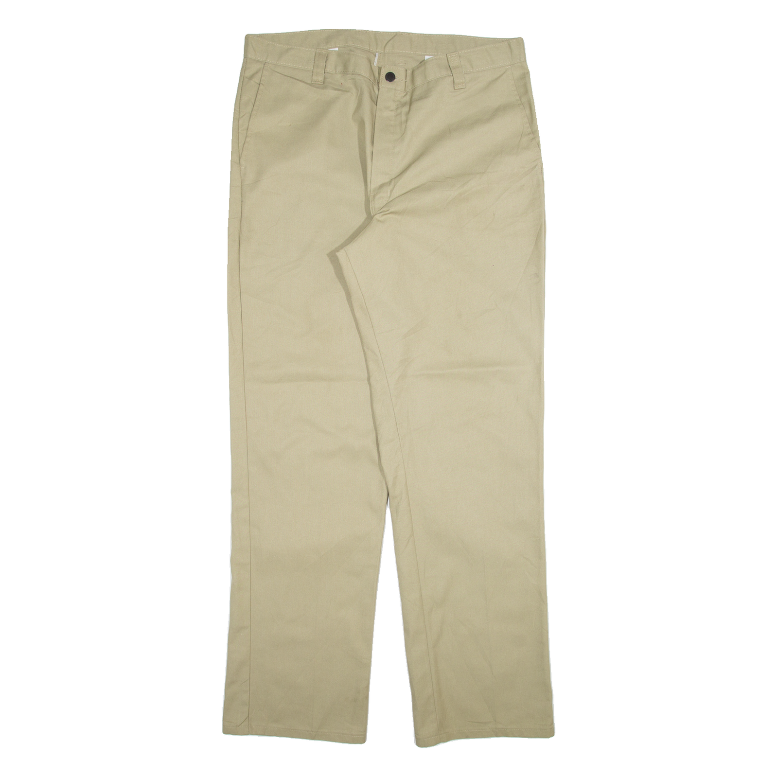 DICKIES Mens Trousers Beige Regular Straight W38 L34 Refurbished - N/A refurbished available on Cerqular