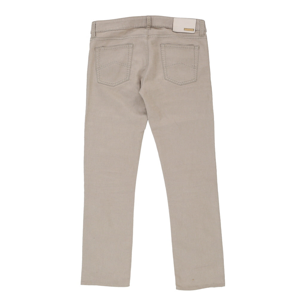 Armani Jeans - 32W UK 10 Cream Linen Blend Refurbished - Thrifted (note: this is a term often used to describe second- refurbished available on Cerqular