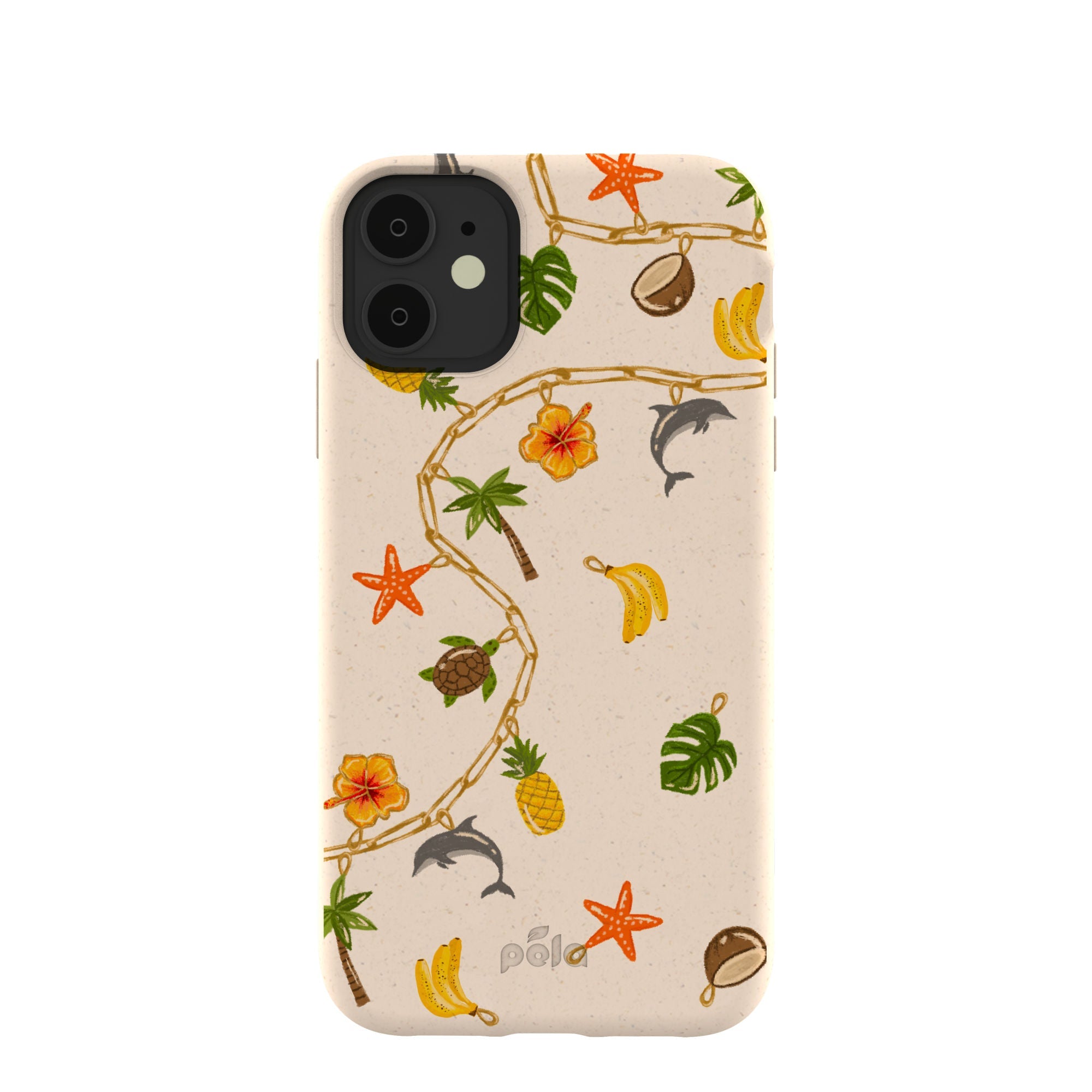 Seashell Island Charms iPhone 11 Case Refurbished - Pela Case refurbished available on Cerqular