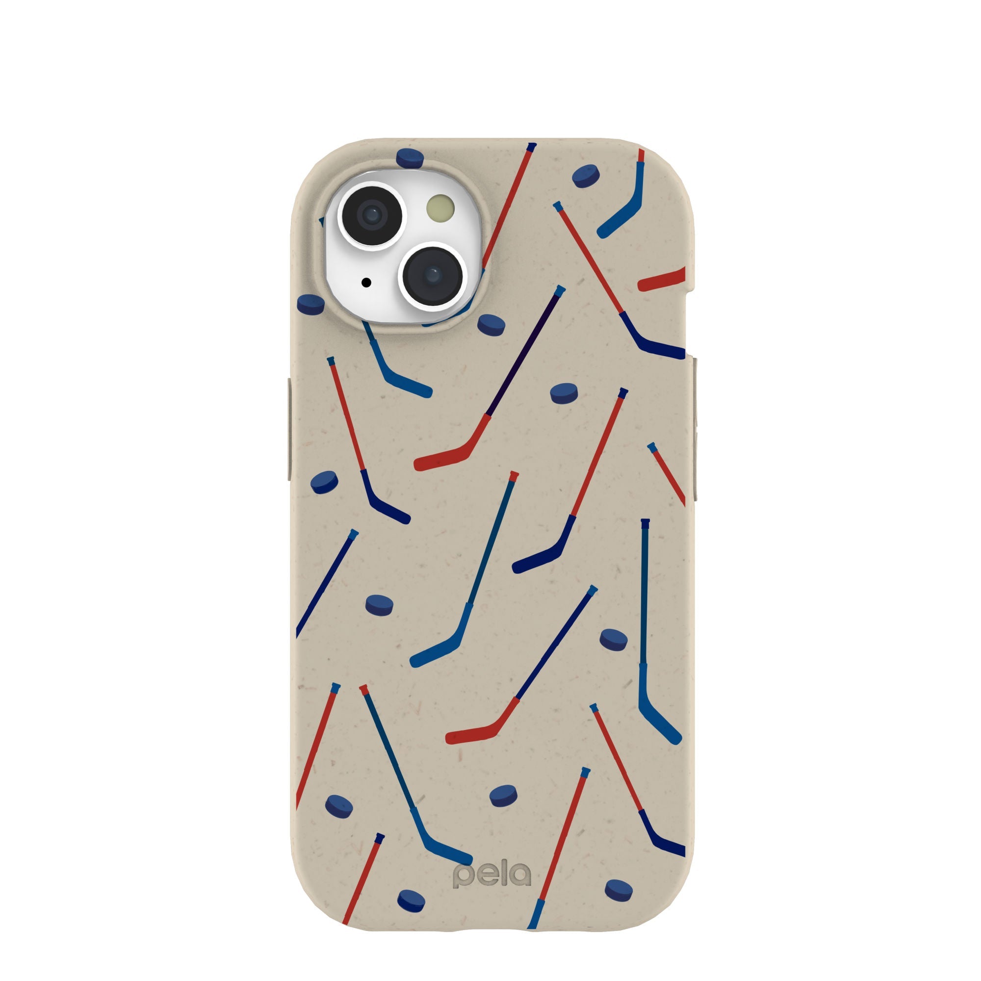 London Fog Pucks and Sticks iPhone 15 Case Refurbished - Pela Case refurbished available on Cerqular