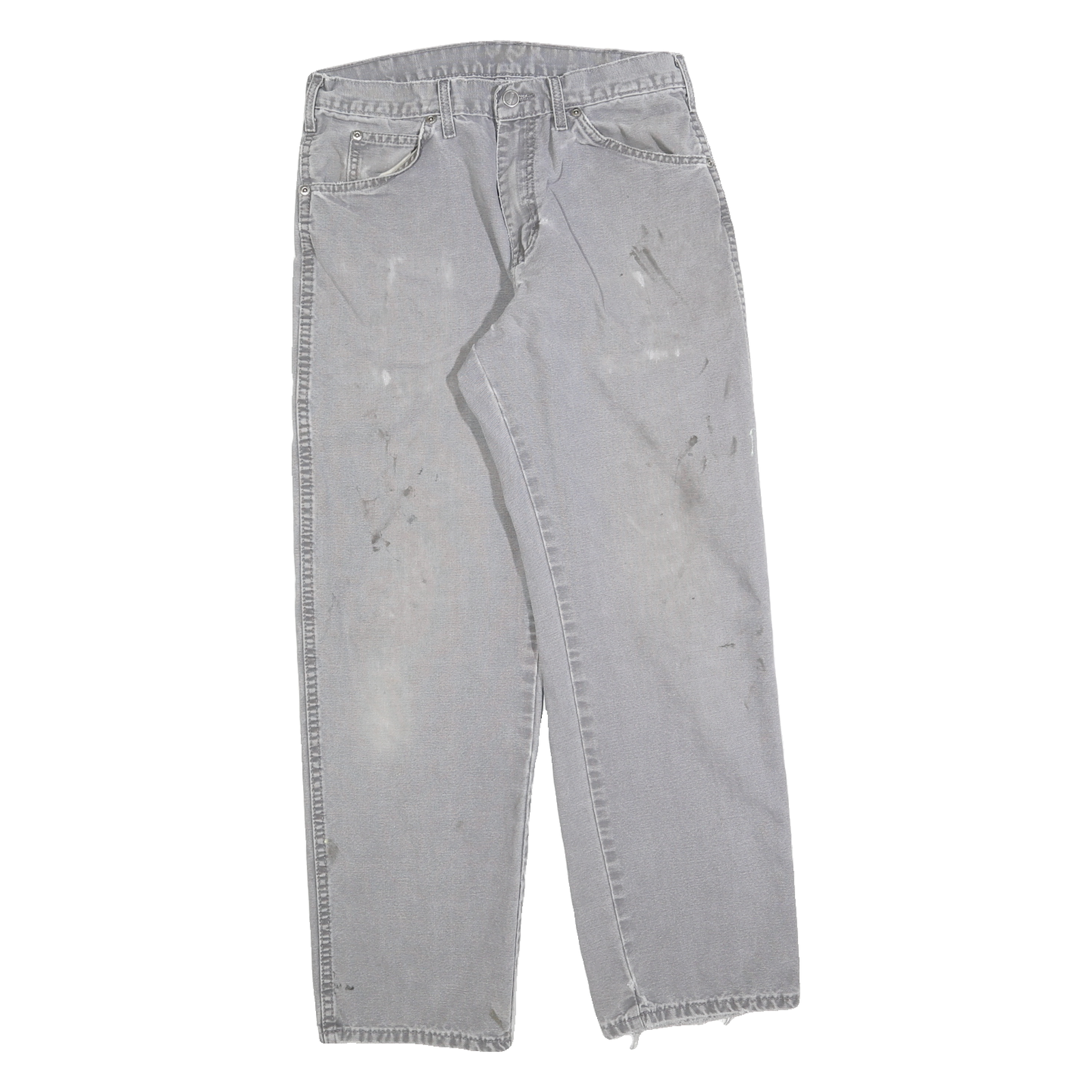 Buy DICKIES Mens Regular Fit Grey Cotton Blend Denim Jeans W32 L30 Workwear Zip Refurbished - $33.79 DICKIES Mens Regular Fit Grey Cotton Blend Denim Jeans W32 L30 Workwear Zip Refurbished - N/A refurbished available on Cerqular
