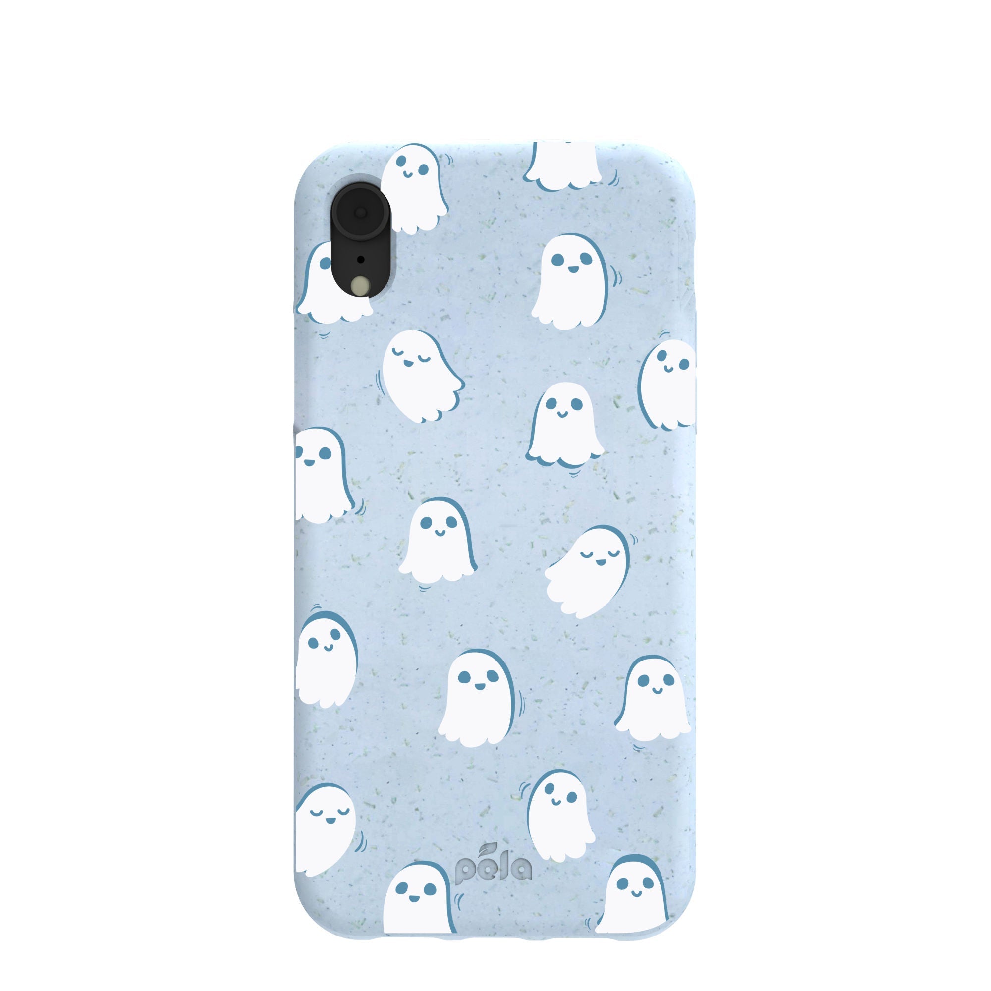 Powder Blue Ghostly iPhone XR Case Refurbished - Pela Case refurbished available on Cerqular