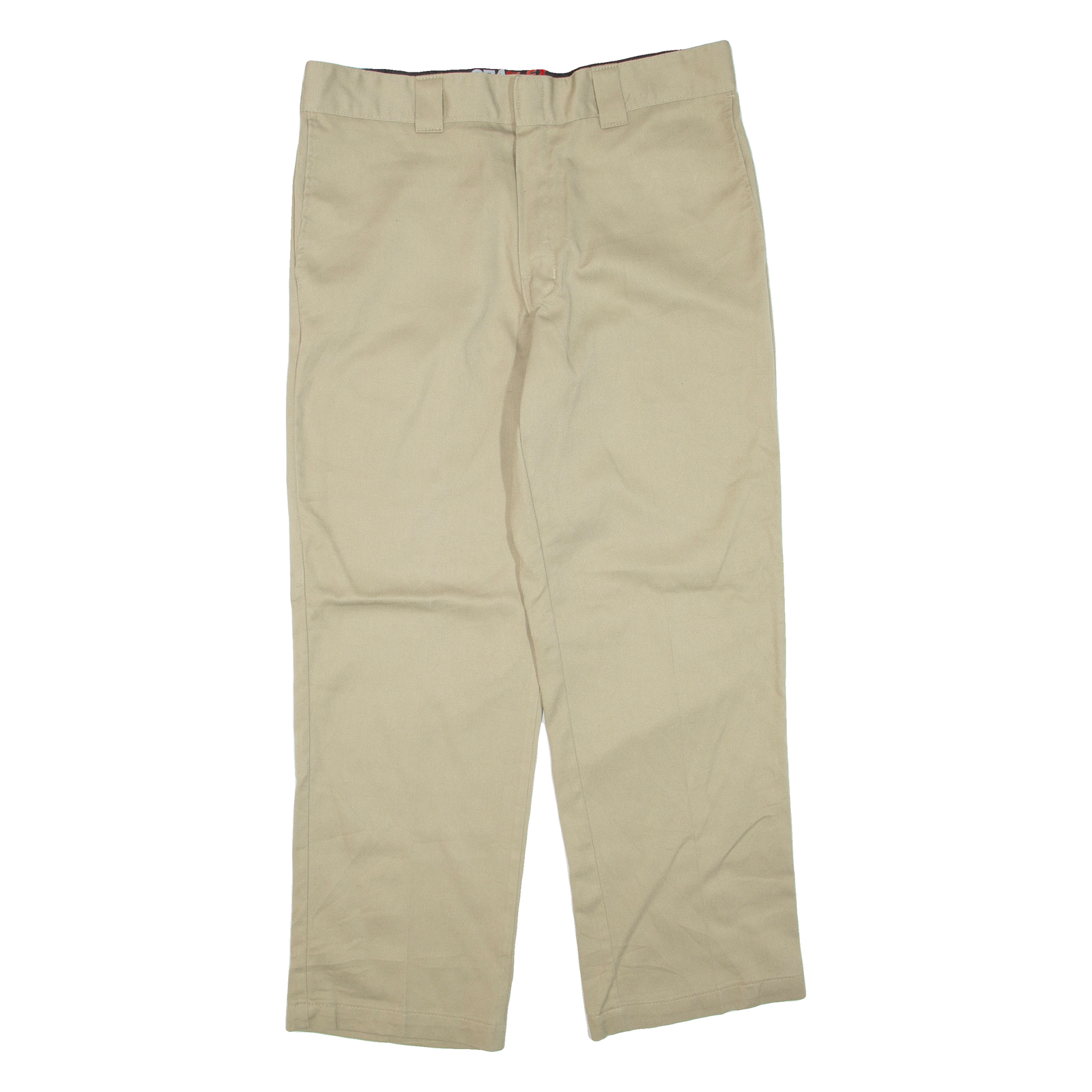 DICKIES Mens Trousers Brown Regular Straight W36 L30 Refurbished - N/A refurbished available on Cerqular