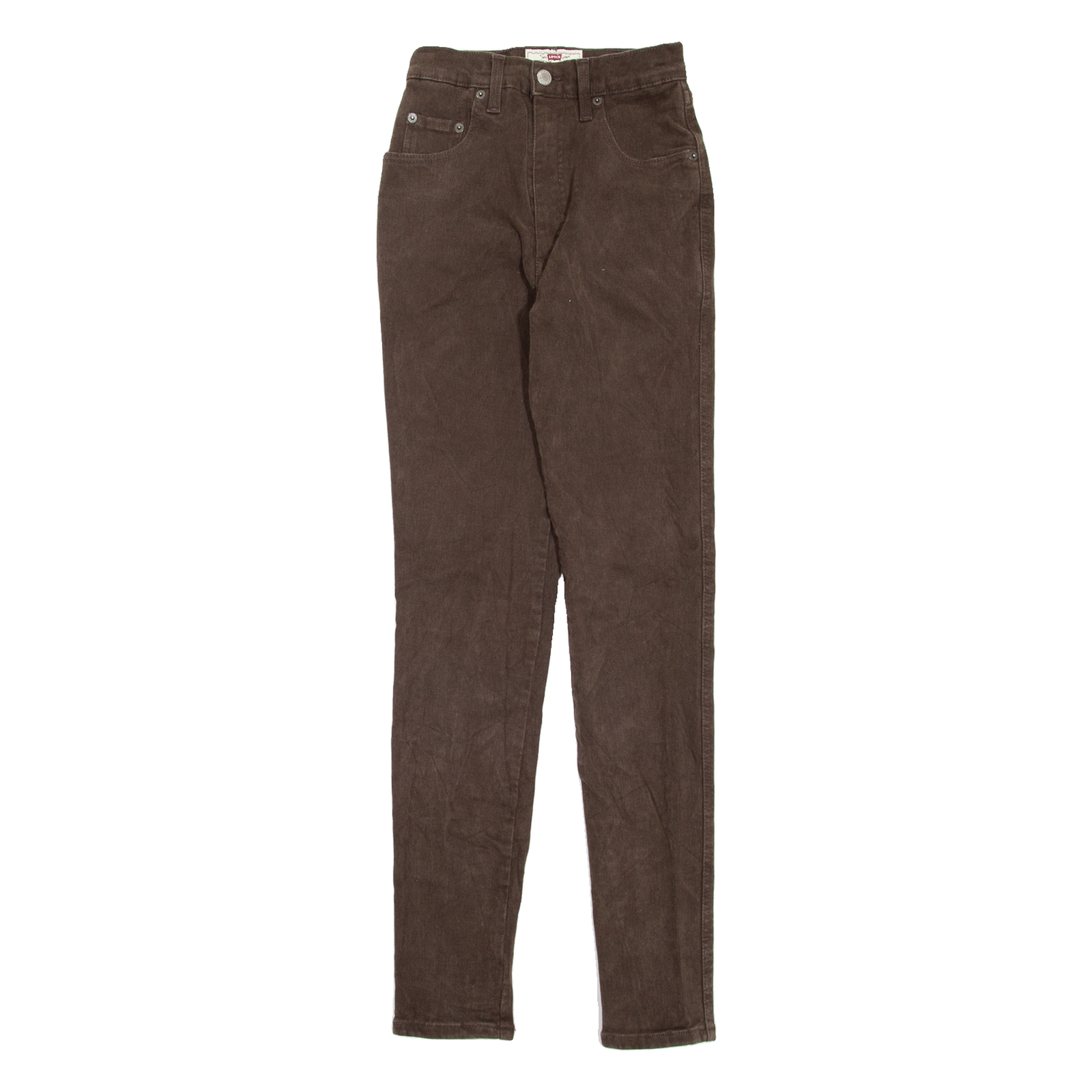 LEVI'S 498 Womens Jeans Brown Slim Skinny 90s W22 L30 Refurbished - N/A refurbished available on Cerqular