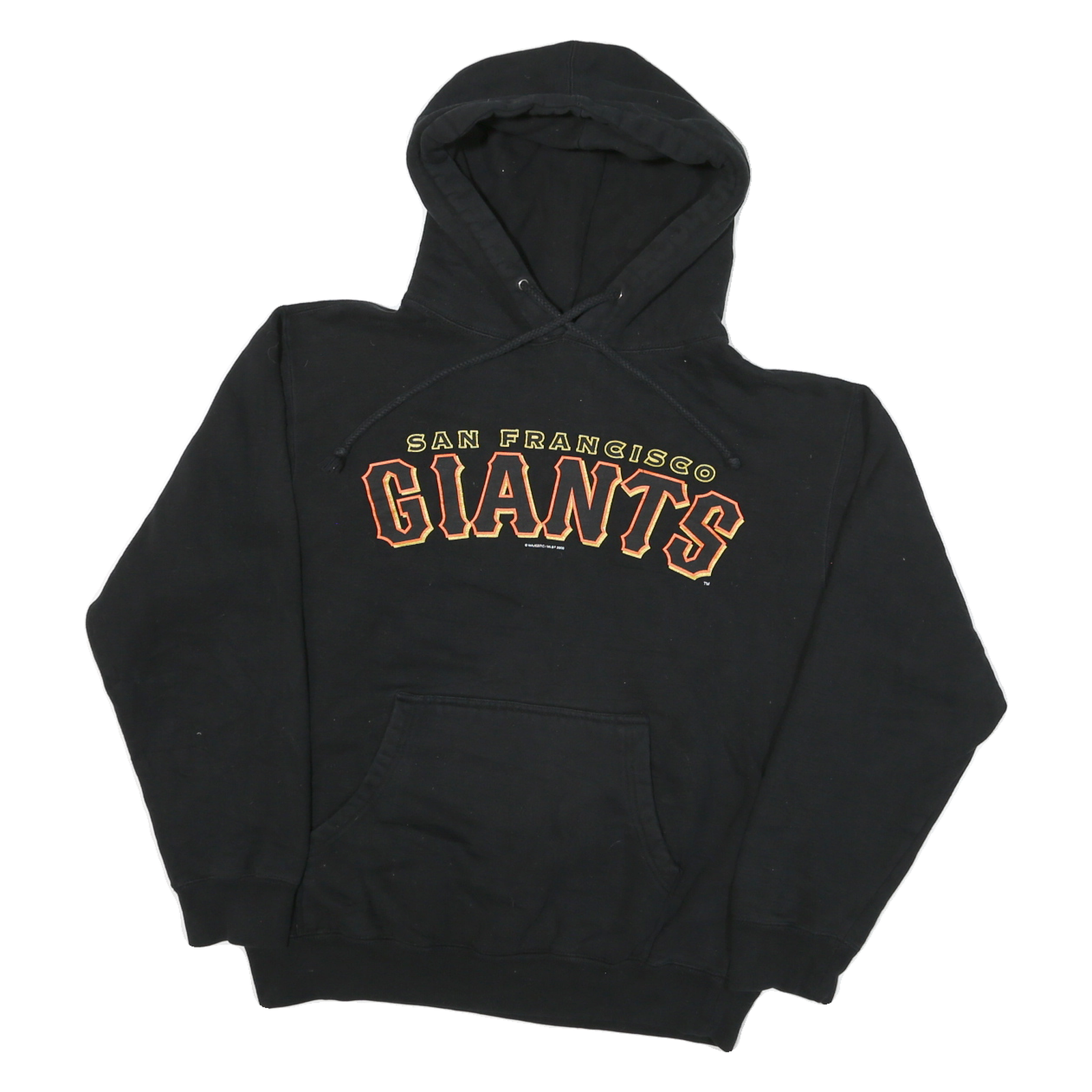 Mens Black San Francisco Giants Hoodie S Cotton Blend Pullover Hooded Sweatshirt Refurbished - N/A refurbished available on Cerqular