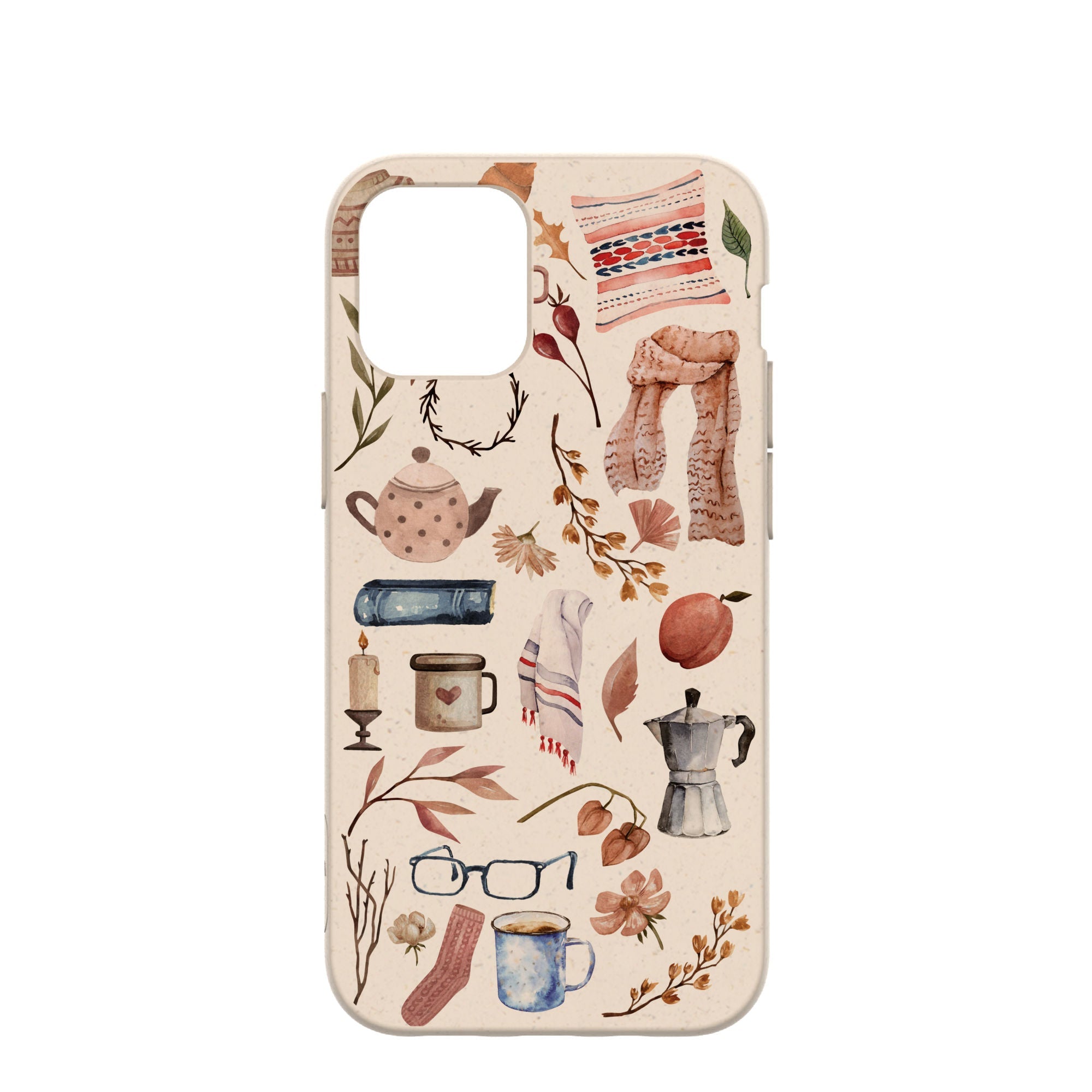 Seashell Creature Comforts iPhone 12 Mini Case Refurbished - Pela Case refurbished available on Cerqular