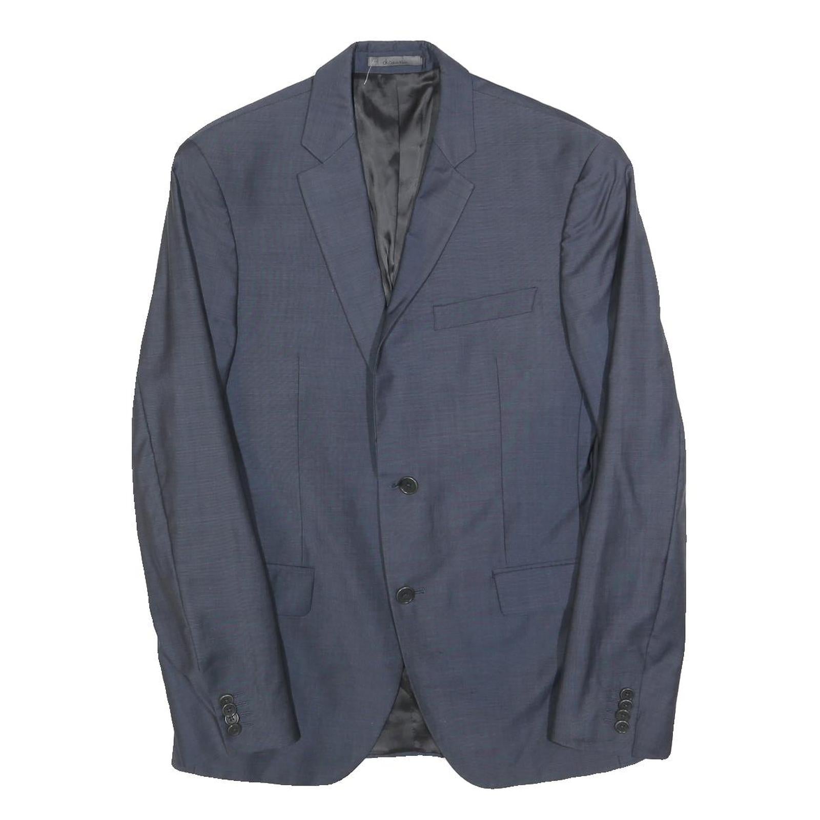 Buy CALVIN KLEIN Mens Blue Wool Blazer Jacket M Classic Tailored Button Casual Refurbished - $51.99 CALVIN KLEIN Mens Blue Wool Blazer Jacket M Classic Tailored Button Casual Refurbished - N/A refurbished available on Cerqular
