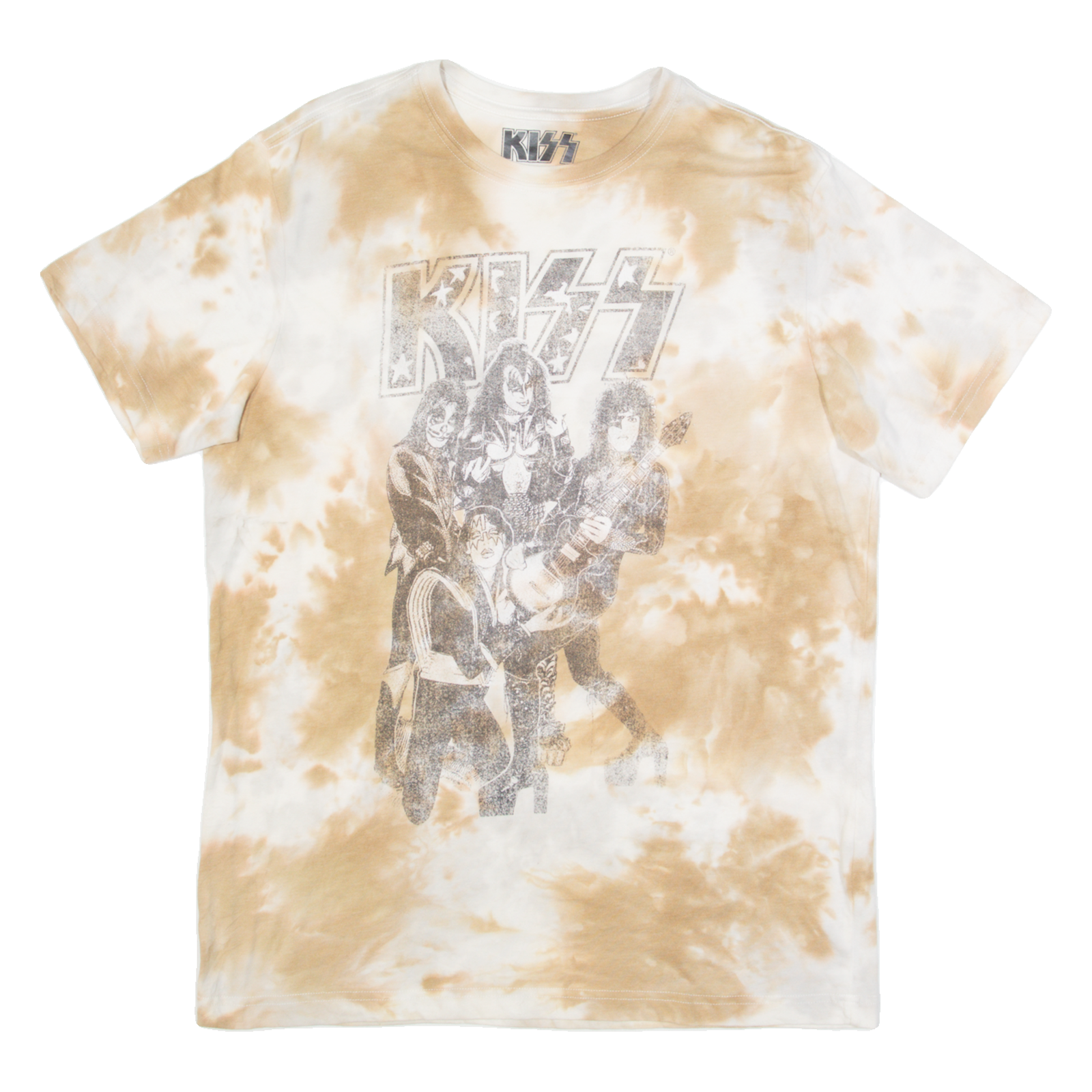Buy KISS Tie-Dye Mens Band T-Shirt Brown M Refurbished - $31.19 KISS Tie-Dye Mens Band T-Shirt Brown M Refurbished - N/A refurbished available on Cerqular
