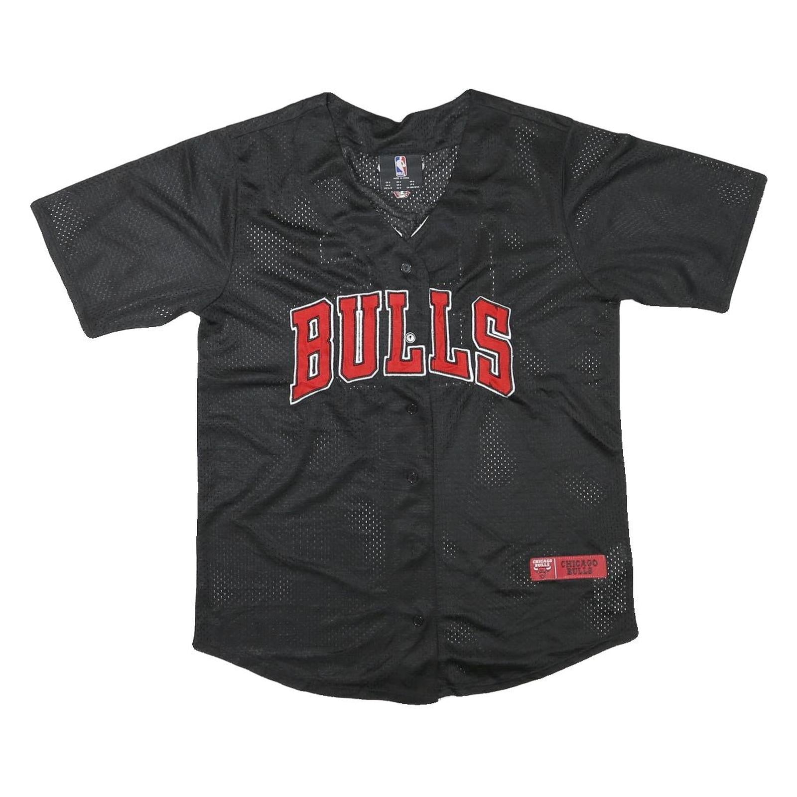 NBA Womens Black Chicago Bulls Baseball Jersey S Short Sleeve V-Neck Sportswear Refurbished - N/A refurbished available on Cerqular