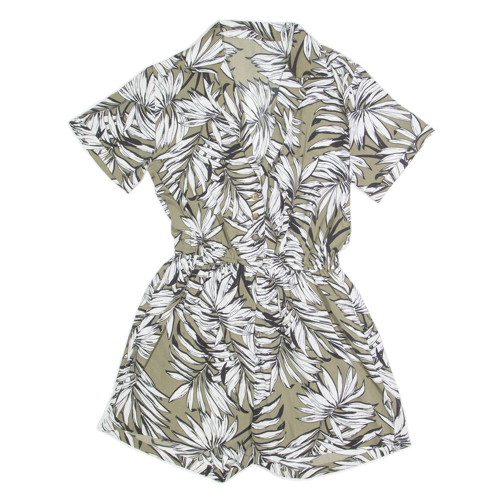 Buy Womens Playsuit Green Floral Wide-Leg XS Refurbished - $27.29 Womens Playsuit Green Floral Wide-Leg XS Refurbished - N/A refurbished available on Cerqular