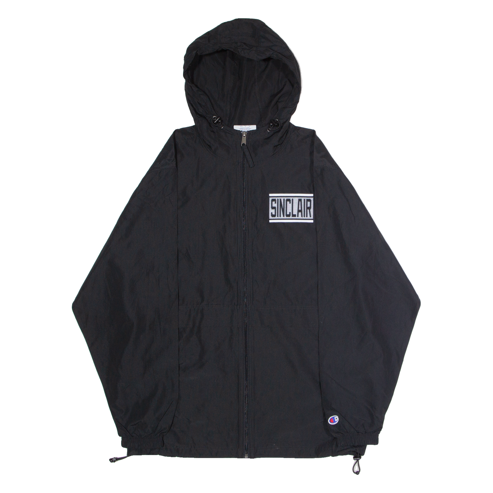 CHAMPION Sinclair Mens Windbreaker Jacket Black USA Hooded M Refurbished - N/A refurbished available on Cerqular