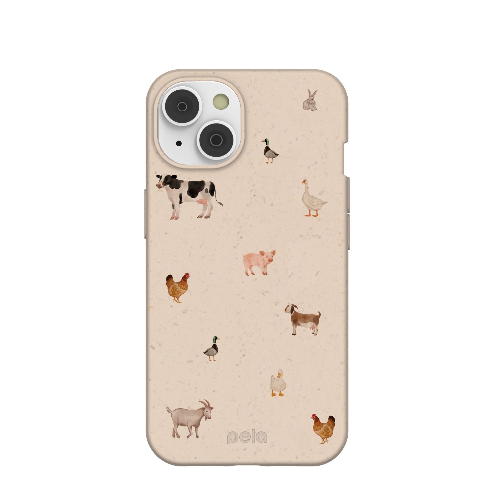 Seashell Pasture Party iPhone 14/16e Case Refurbished - Pela Case refurbished available on Cerqular