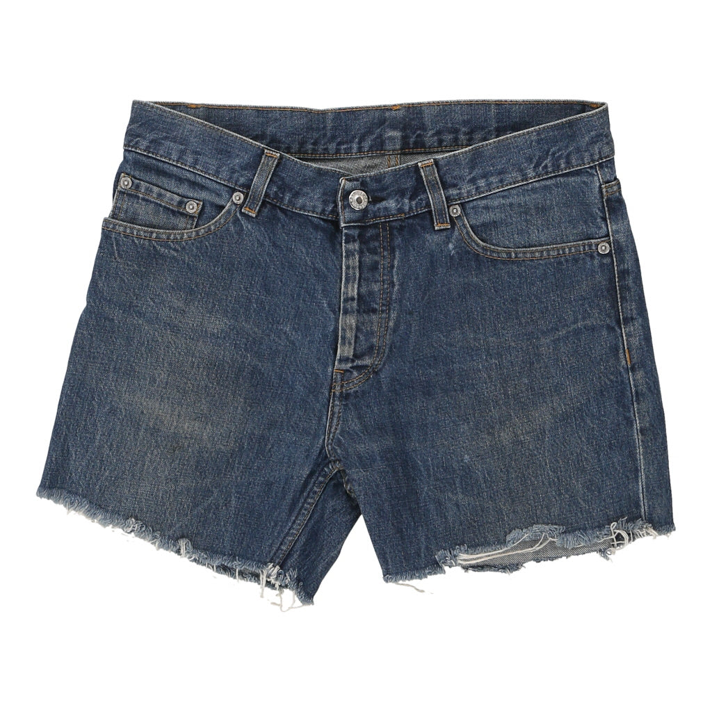Helmut Lang Denim Shorts - 34W UK 14 Blue Cotton Refurbished - Thrifted (note: this is a term often used to describe second- refurbished available on Cerqular