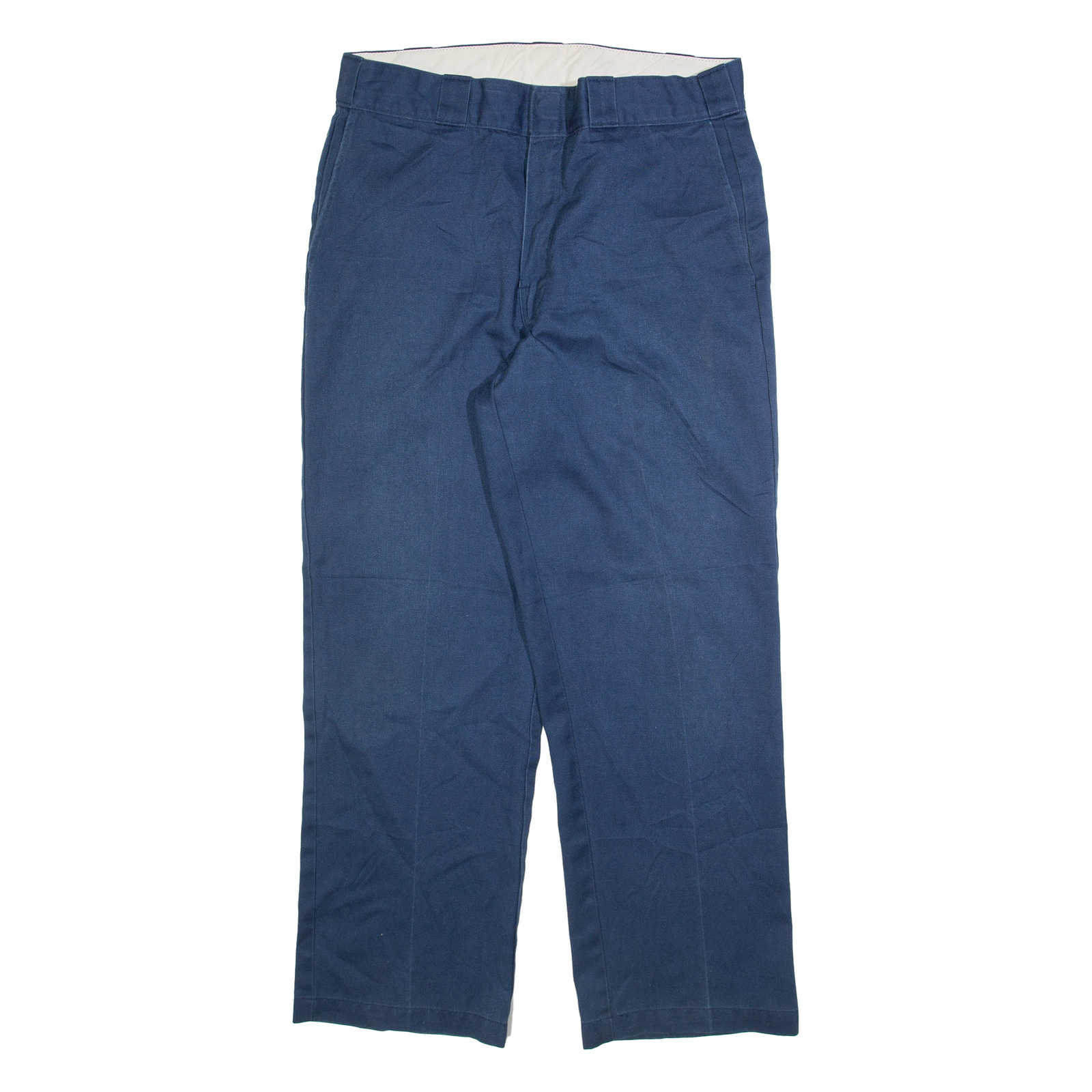 DICKIES Mens Trousers Blue Regular Straight W34 L30 Refurbished - N/A refurbished available on Cerqular