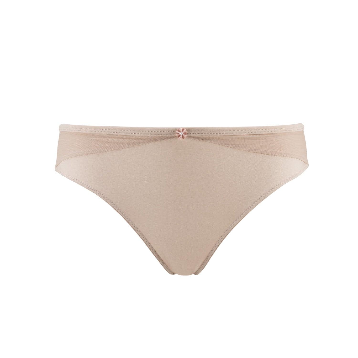 Hope - Silk & Organic Cotton Brief in Skin Tone Colours | Size: 18 | Color: Ivory Refurbished - Julie May Lingerie refurbished available on Cerqular