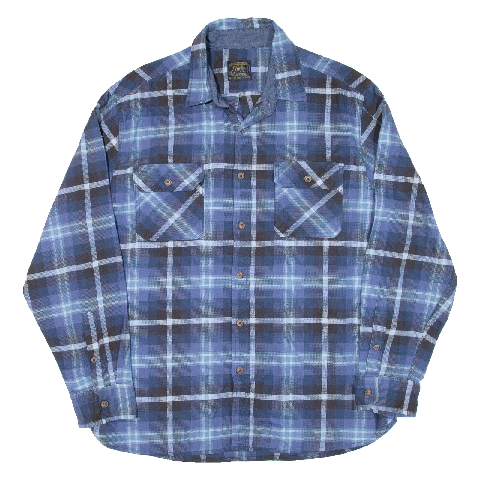 Buy JACHS Mens Flannel Shirt Blue Check Long Sleeve M Refurbished - $18.19 JACHS Mens Flannel Shirt Blue Check Long Sleeve M Refurbished - N/A refurbished available on Cerqular
