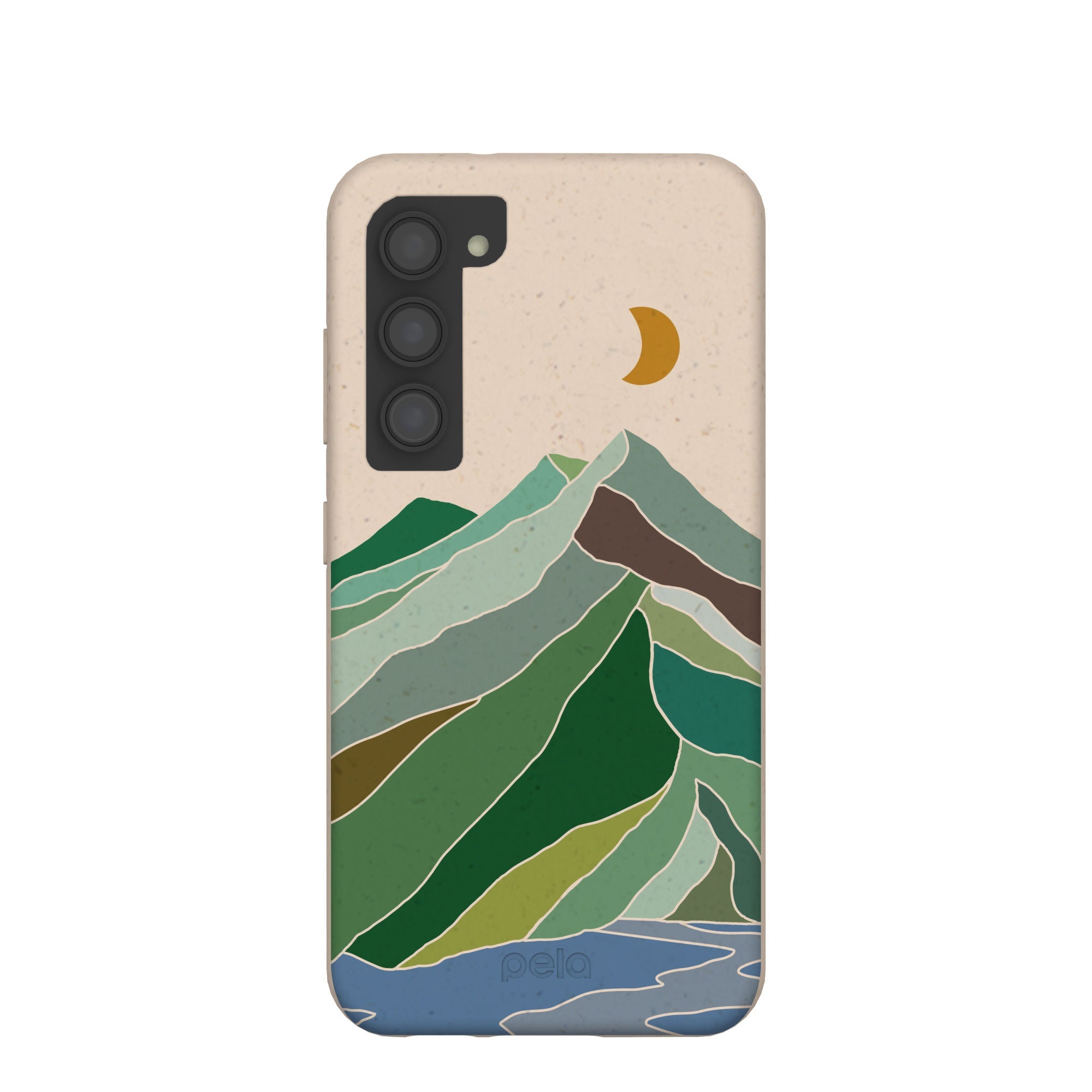 Seashell Mountain Sketch Samsung Galaxy S23 Case Refurbished - Pela Case refurbished available on Cerqular