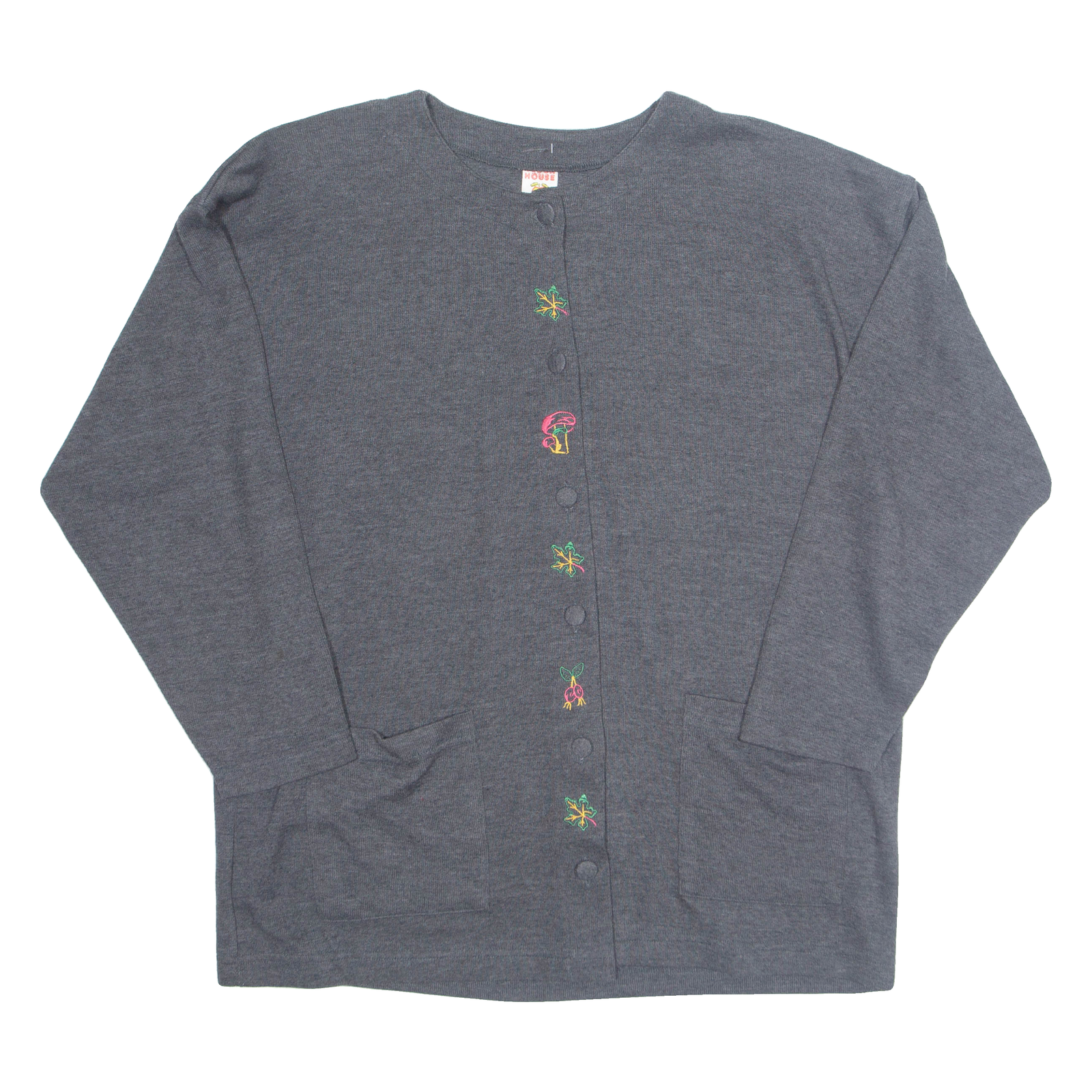 HOUSE Womens Blouse Grey Long Sleeve XL Refurbished - N/A refurbished available on Cerqular