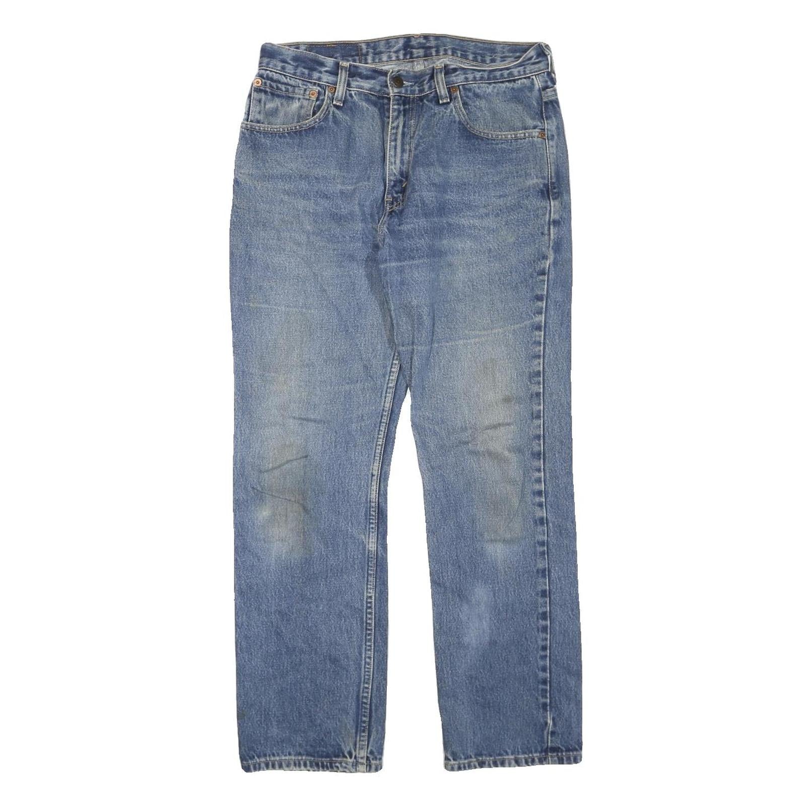 LEVI'S 581 06 Mens Jeans Blue Regular Straight Denim Medium W32 L30 Classic Fit Refurbished - N/A refurbished available on Cerqular