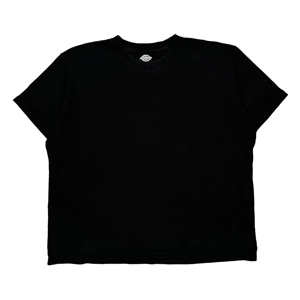 Dickies T-Shirt - 2XL Black Cotton Refurbished - Thrifted (note: this is a term often used to describe second- refurbished available on Cerqular
