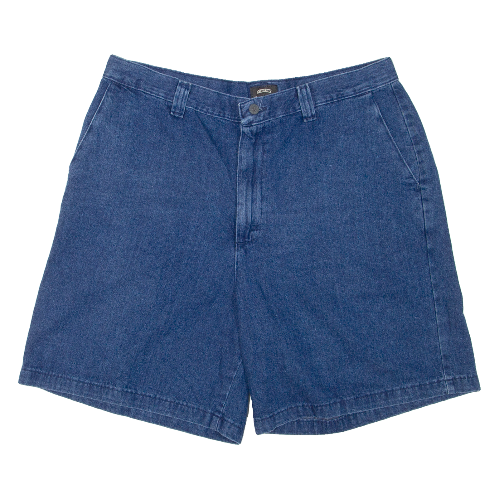 RIDERS Womens Denim Shorts Blue Relaxed L W34 Refurbished - N/A refurbished available on Cerqular