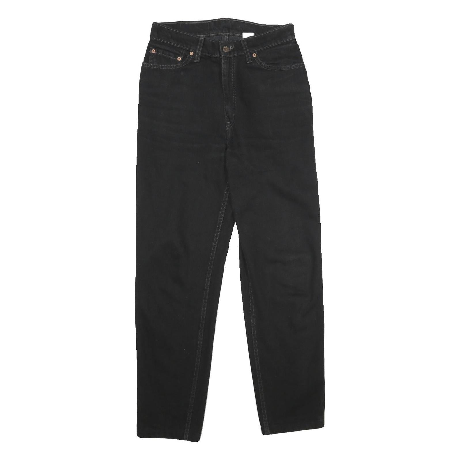 LEVI'S 512 Tapered Womens Jeans Black Slim Denim W28 L30 Classic Zip Fastening Refurbished - N/A refurbished available on Cerqular