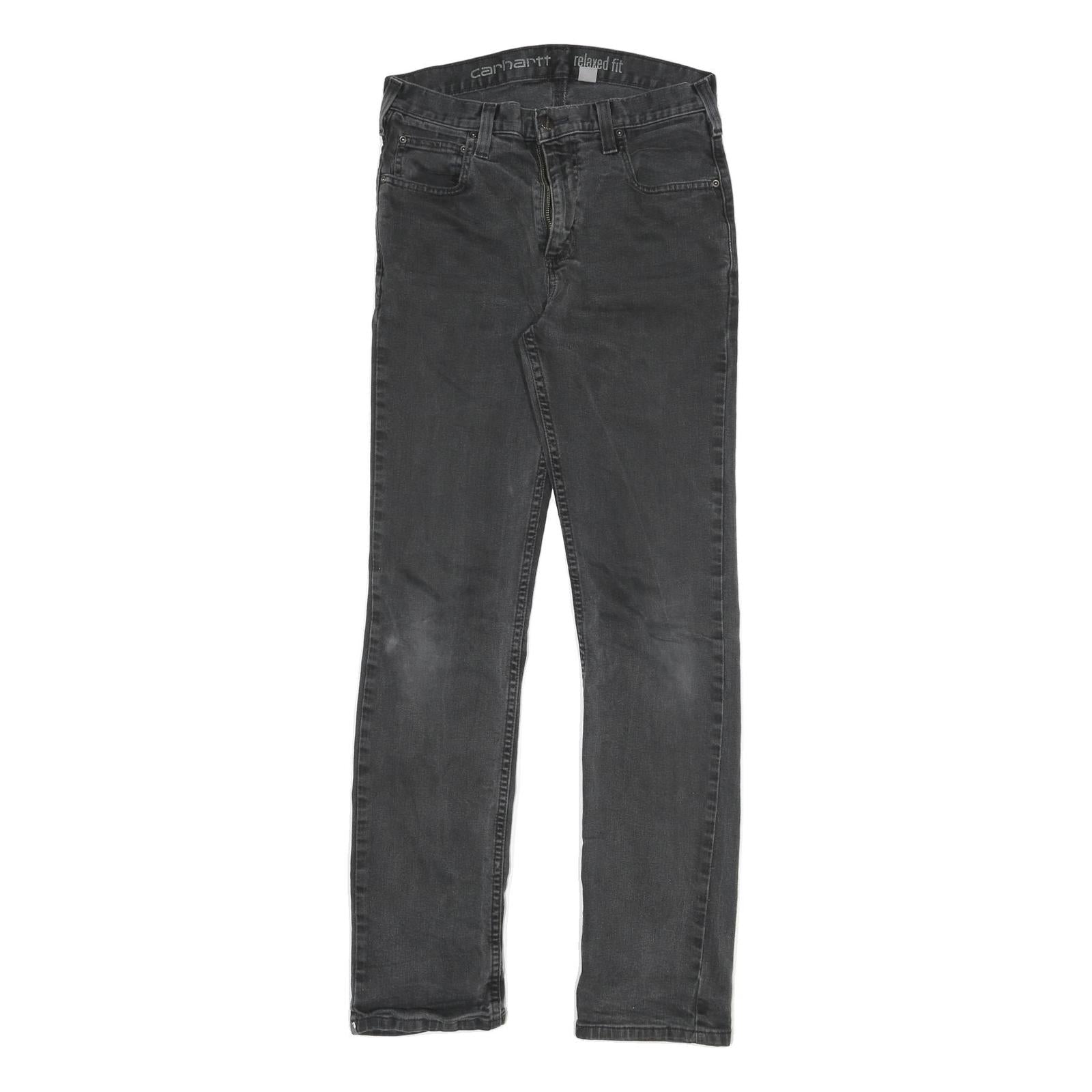 CARHARTT Mens Jeans Black Relaxed Straight Denim Medium W31 L34 Workwear Refurbished - N/A refurbished available on Cerqular