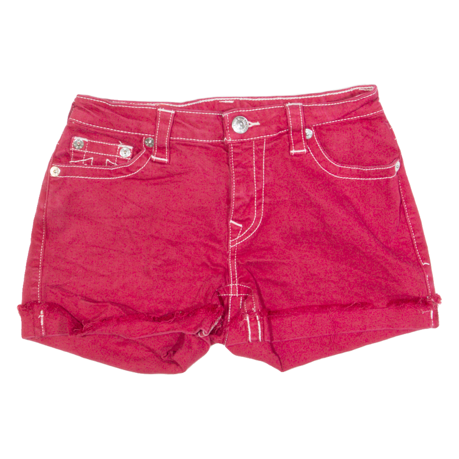 Buy TRUE RELIGION Jennie Curvy Womens Denim Shorts Red S W26 Refurbished - $44.19 TRUE RELIGION Jennie Curvy Womens Denim Shorts Red S W26 Refurbished - N/A refurbished available on Cerqular