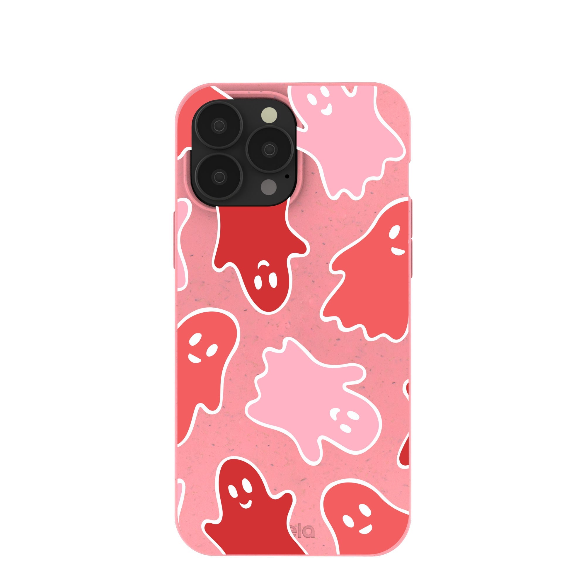 Bubblegum Pink Phantom Pals iPhone 13 Pro Max Case Refurbished - Pela Case refurbished available on Cerqular