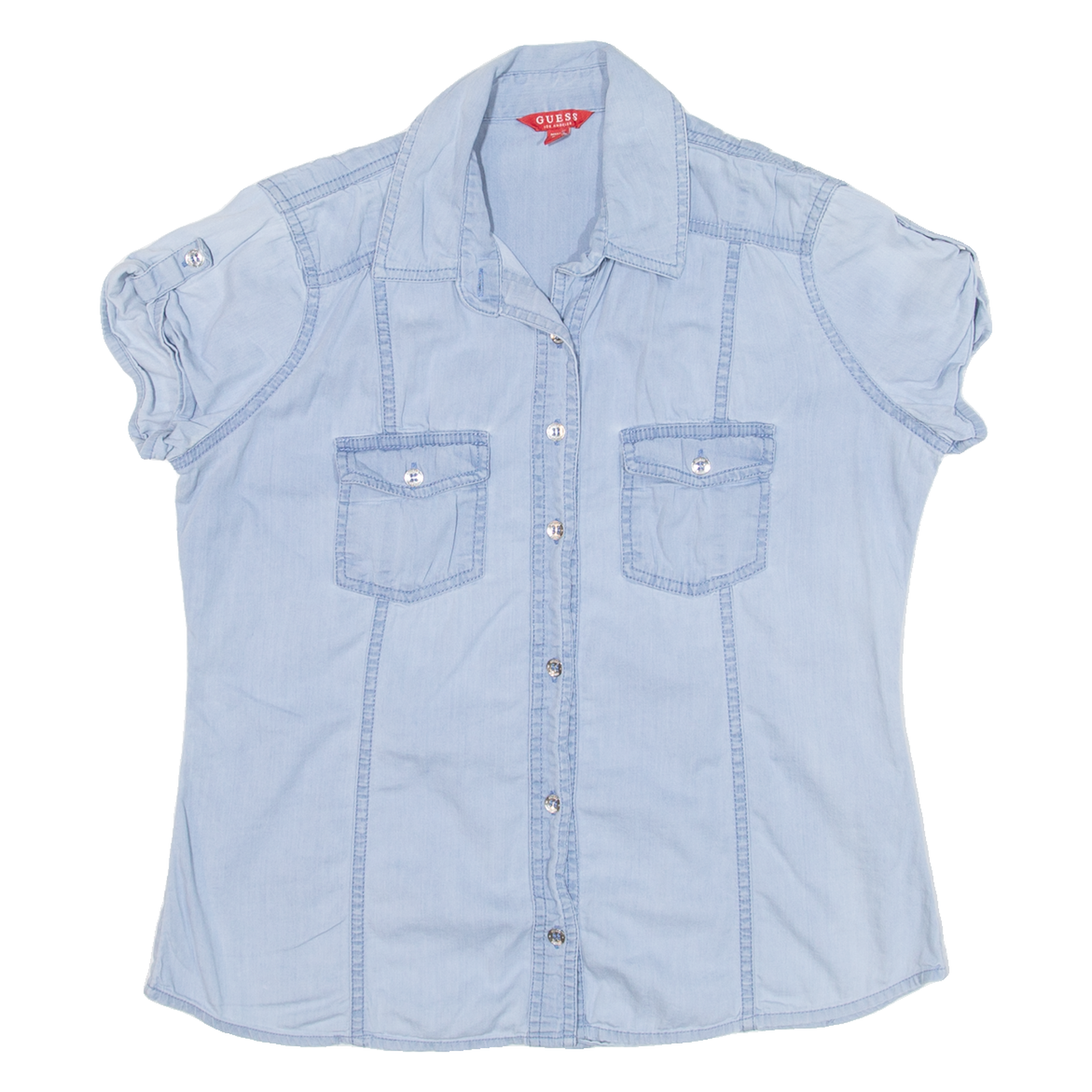 Buy GUESS Womens Plain Shirt Blue XS Refurbished - $28.59 GUESS Womens Plain Shirt Blue XS Refurbished - N/A refurbished available on Cerqular