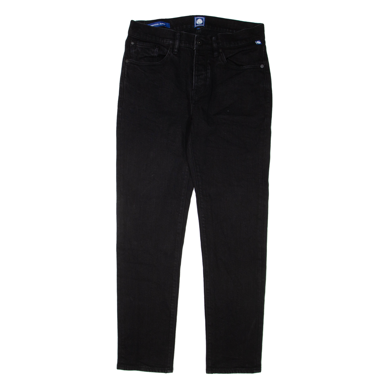 PRETTY GREEN Errwood Womens Jeans Black Regular Straight W30 L30 Refurbished - N/A refurbished available on Cerqular