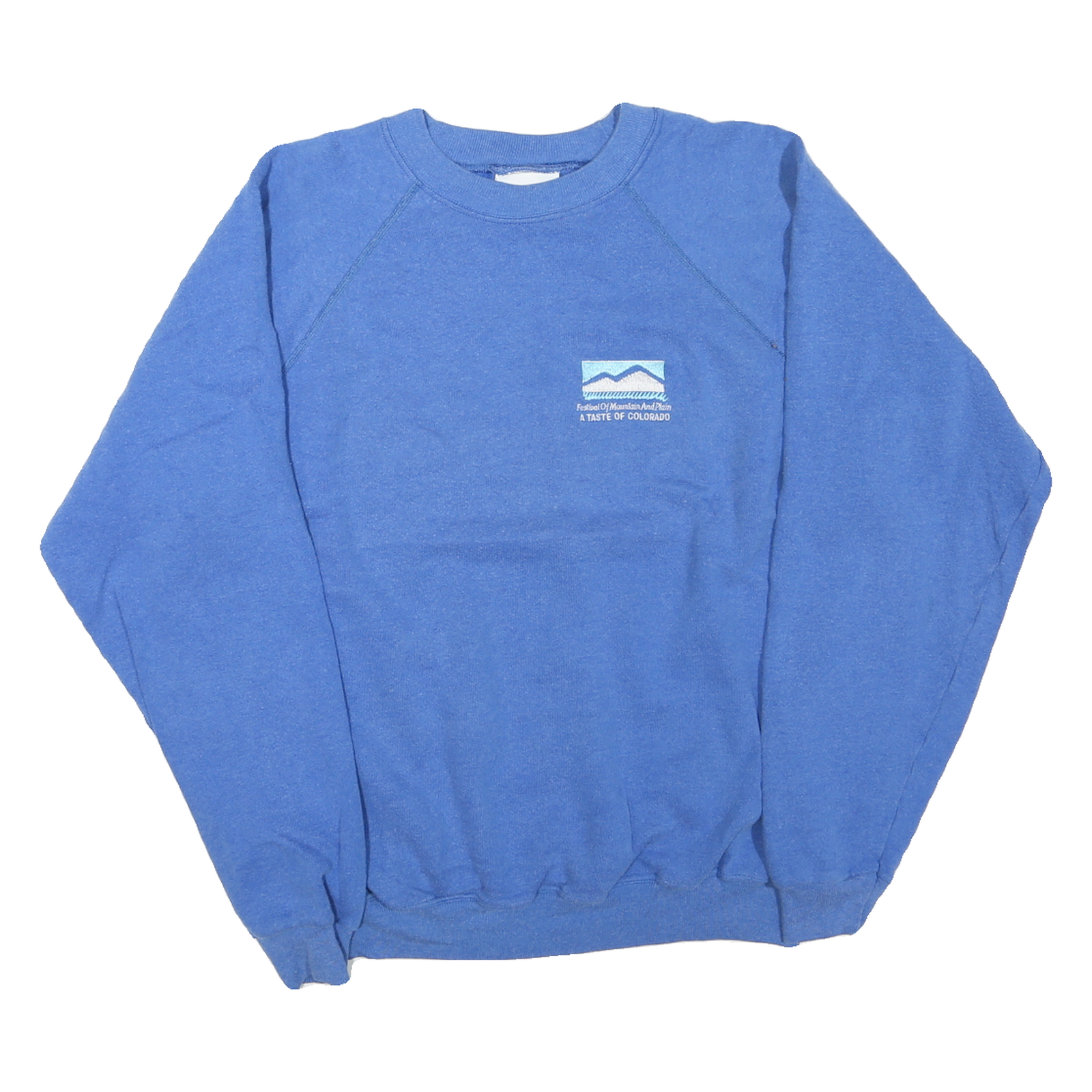 COLORADO TROPICS Mens Blue Sweatshirt Crew Neck L A Taste Of Colorado Refurbished - N/A refurbished available on Cerqular