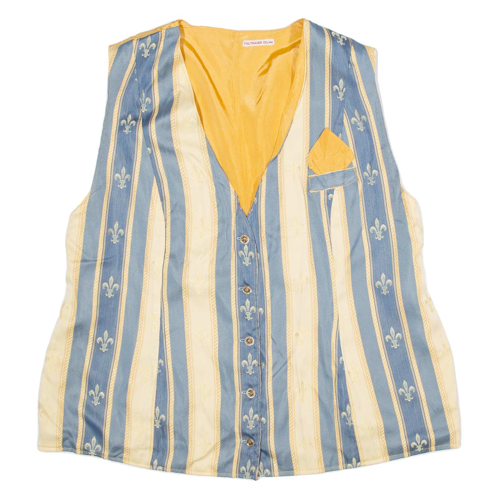 FOLTRAUER CELINE Mens Waistcoat Orange M Refurbished - N/A refurbished available on Cerqular