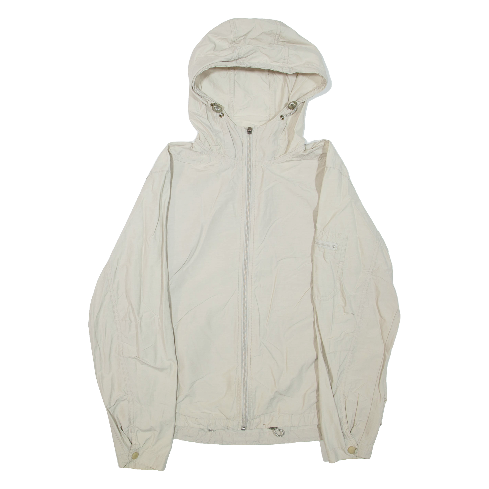 COLUMBIA Lightweight Womens Jacket White Hooded L Refurbished - N/A refurbished available on Cerqular