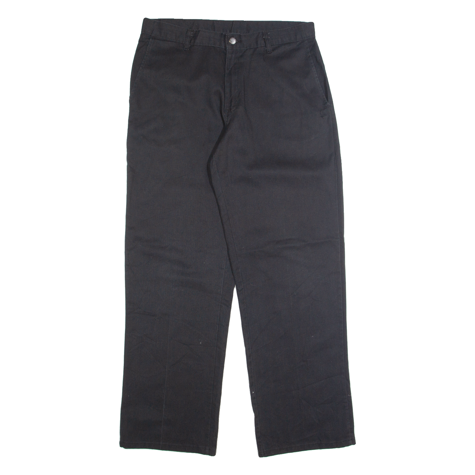 DICKIES Chino Mens Trousers Black Regular Straight W34 L31 Refurbished - N/A refurbished available on Cerqular