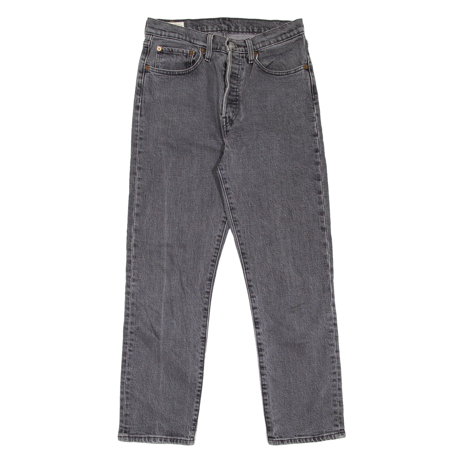 LEVI'S 501 BIG E Jeans Womens Grey Regular Straight W26 L26 Refurbished - N/A refurbished available on Cerqular