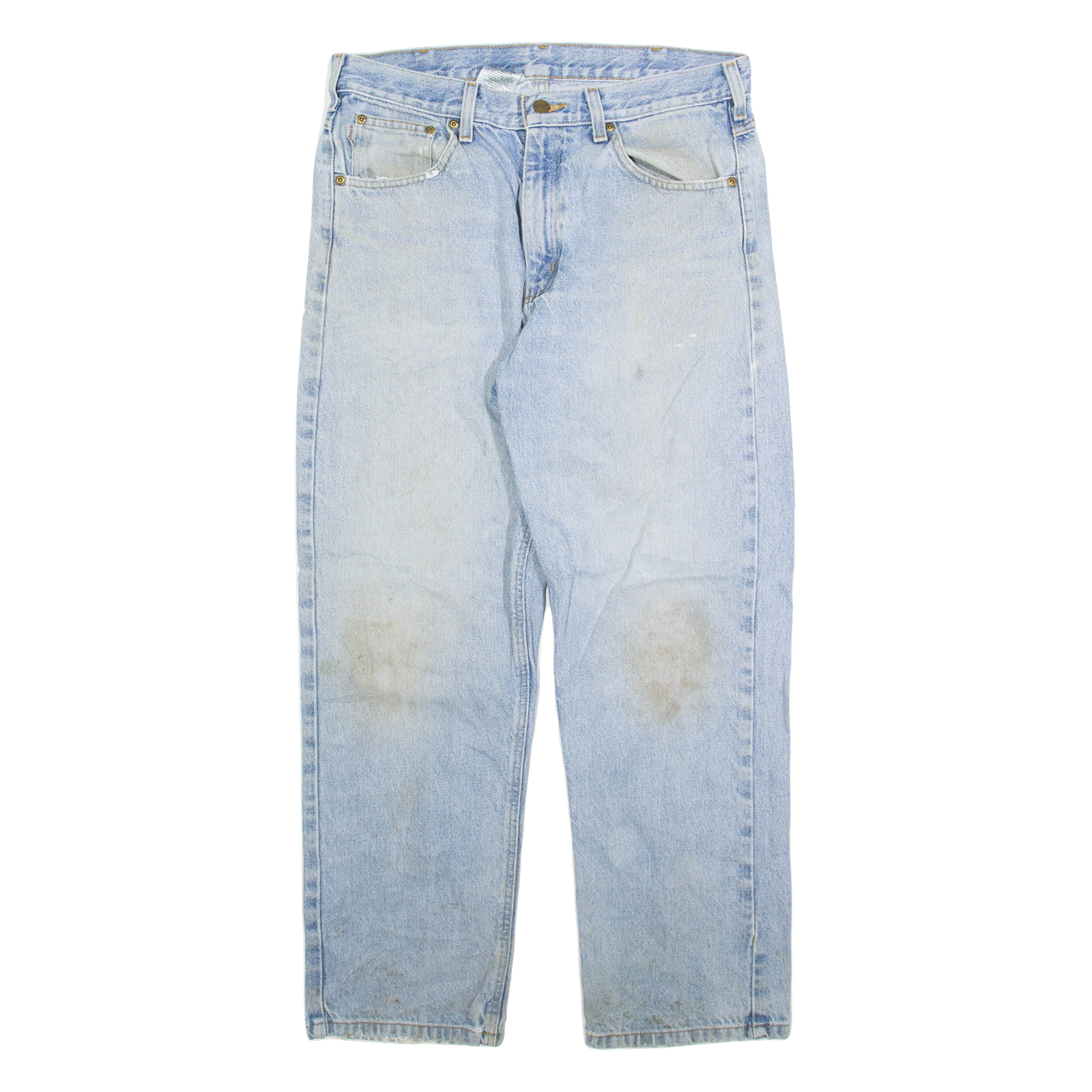 CARHARTT Mens Jeans Blue Relaxed Straight W34 L30 Refurbished - N/A refurbished available on Cerqular