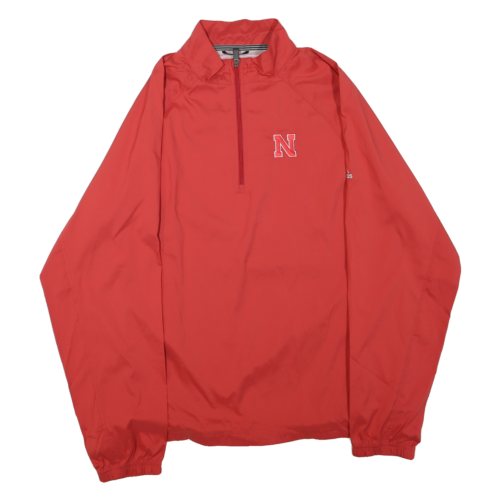 ADIDAS Mens Red XL Polyester Blend Jacket Zip Climacool Casual Lightweight Refurbished - N/A refurbished available on Cerqular