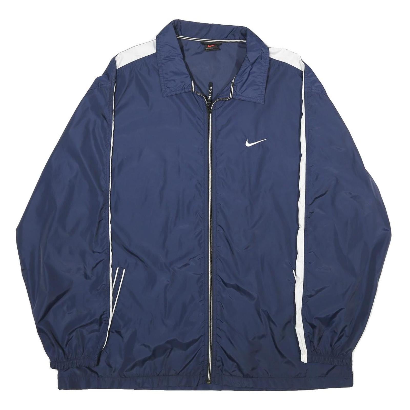 Buy NIKE Mens Blue & White Sportswear Zip Jacket XL Polyamide Blend Lightweight Refurbished - $42.89 NIKE Mens Blue & White Sportswear Zip Jacket XL Polyamide Blend Lightweight Refurbished - N/A refurbished available on Cerqular