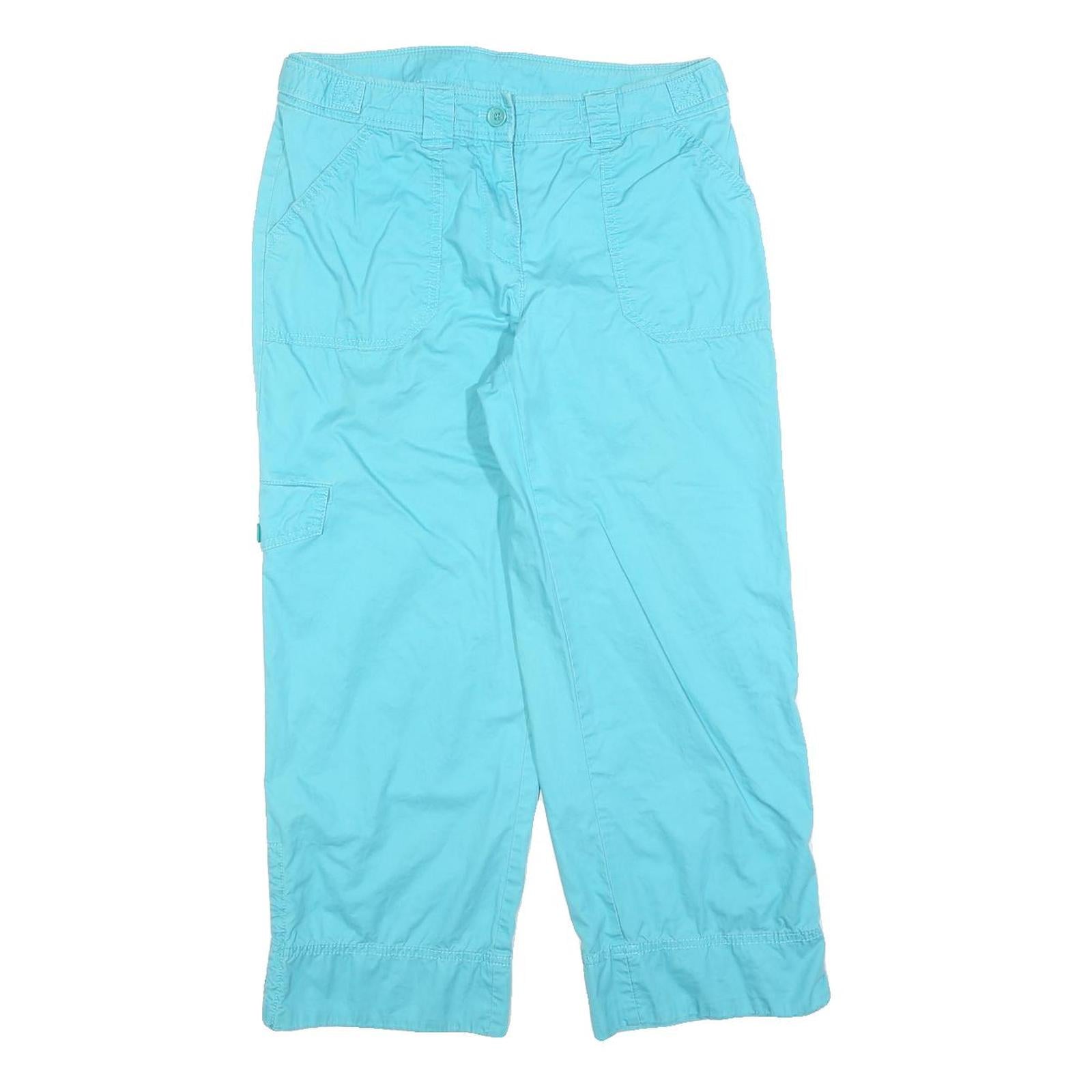 JONES NEW YORK Womens Shorts Blue Casual Regular M W30 Cotton Blend Comfortable Refurbished - N/A refurbished available on Cerqular