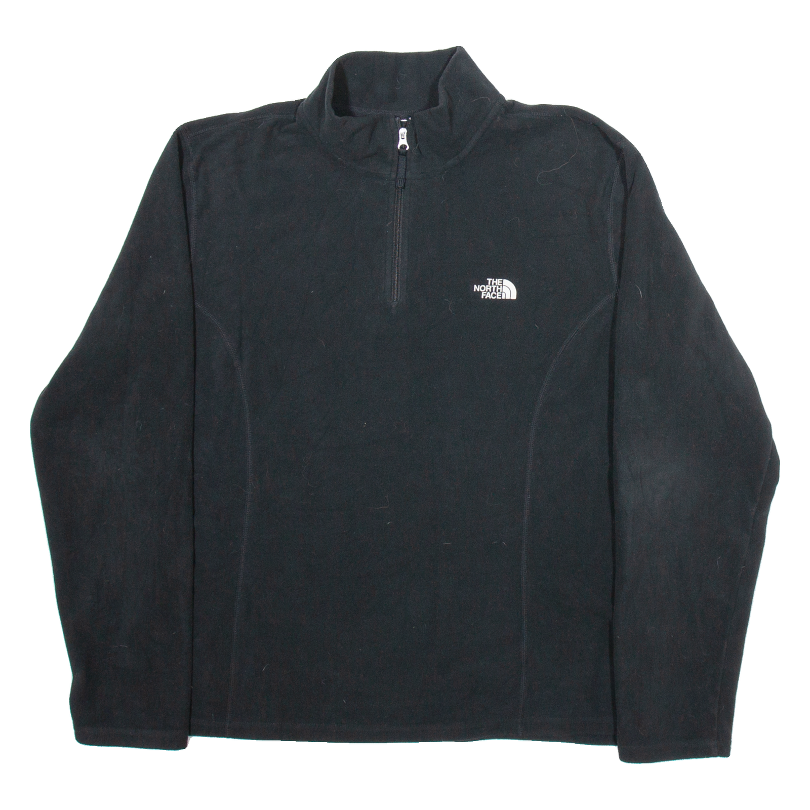 THE NORTH FACE Womens Fleece Black 1/4 Zip Tight Knit XL Refurbished - N/A refurbished available on Cerqular