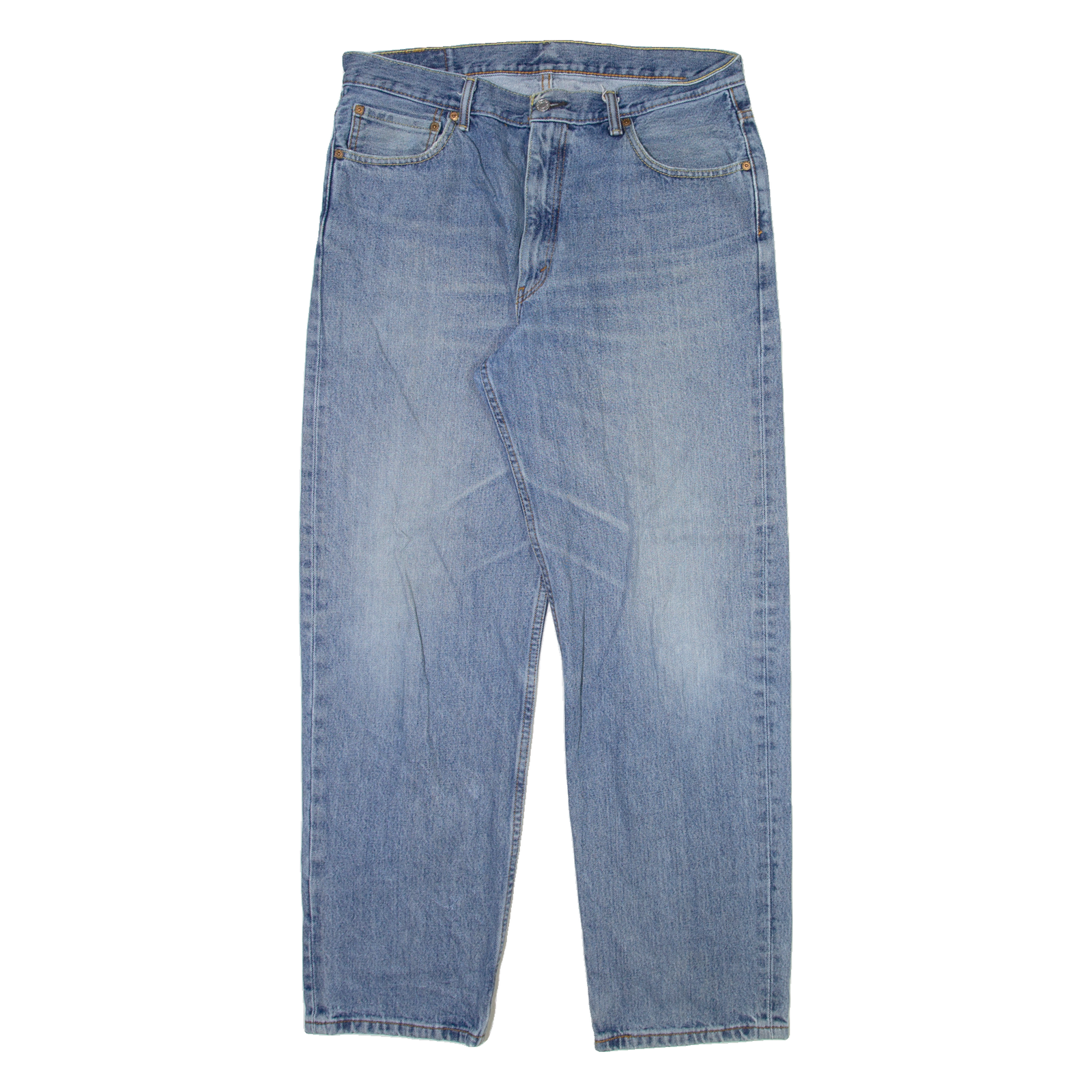 LEVI'S 550 Jeans Mens Blue Relaxed Tapered Stone Wash W36 L32 Refurbished - N/A refurbished available on Cerqular