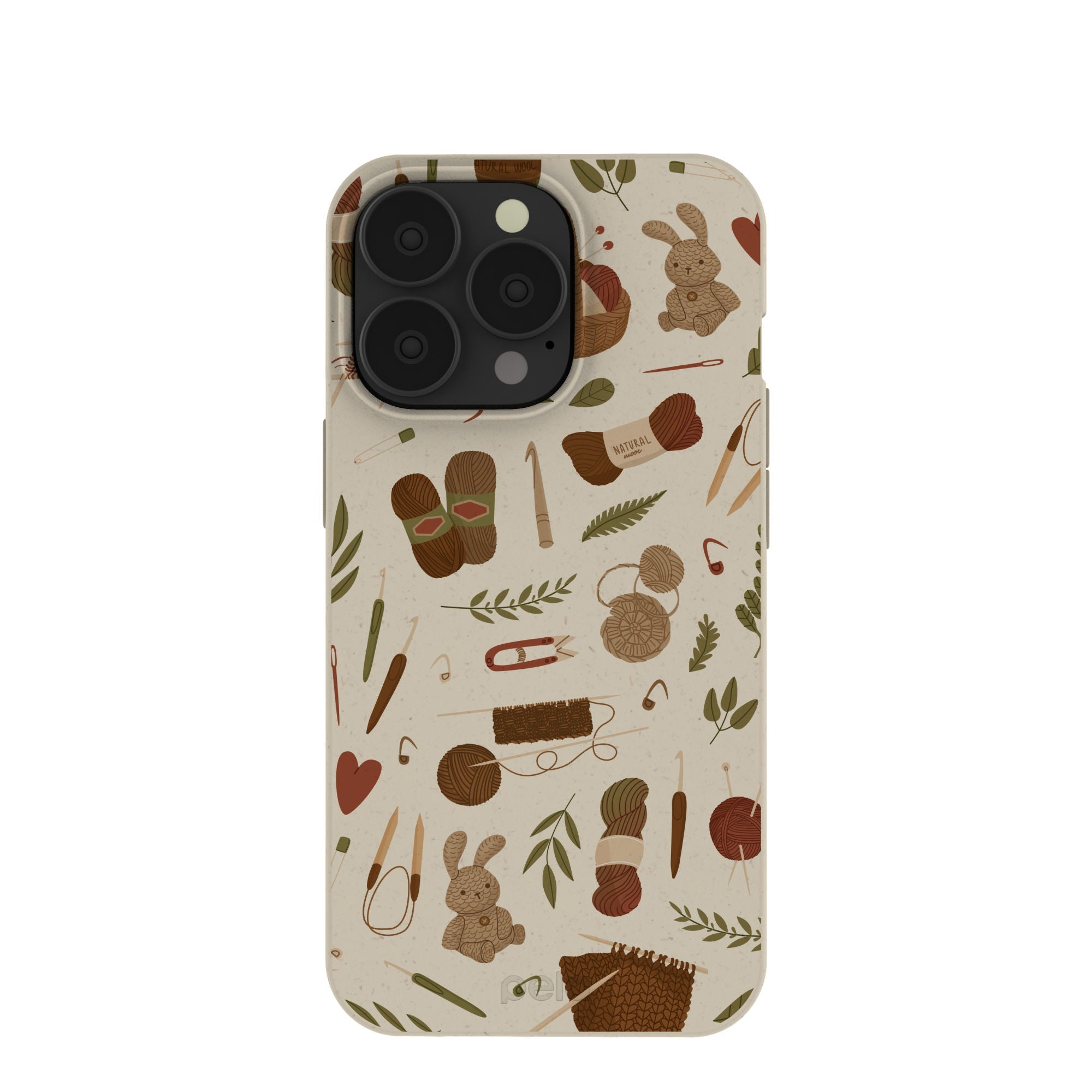 London Fog Cozy Knit iPhone 13 Pro Case Refurbished - Pela Case refurbished available on Cerqular