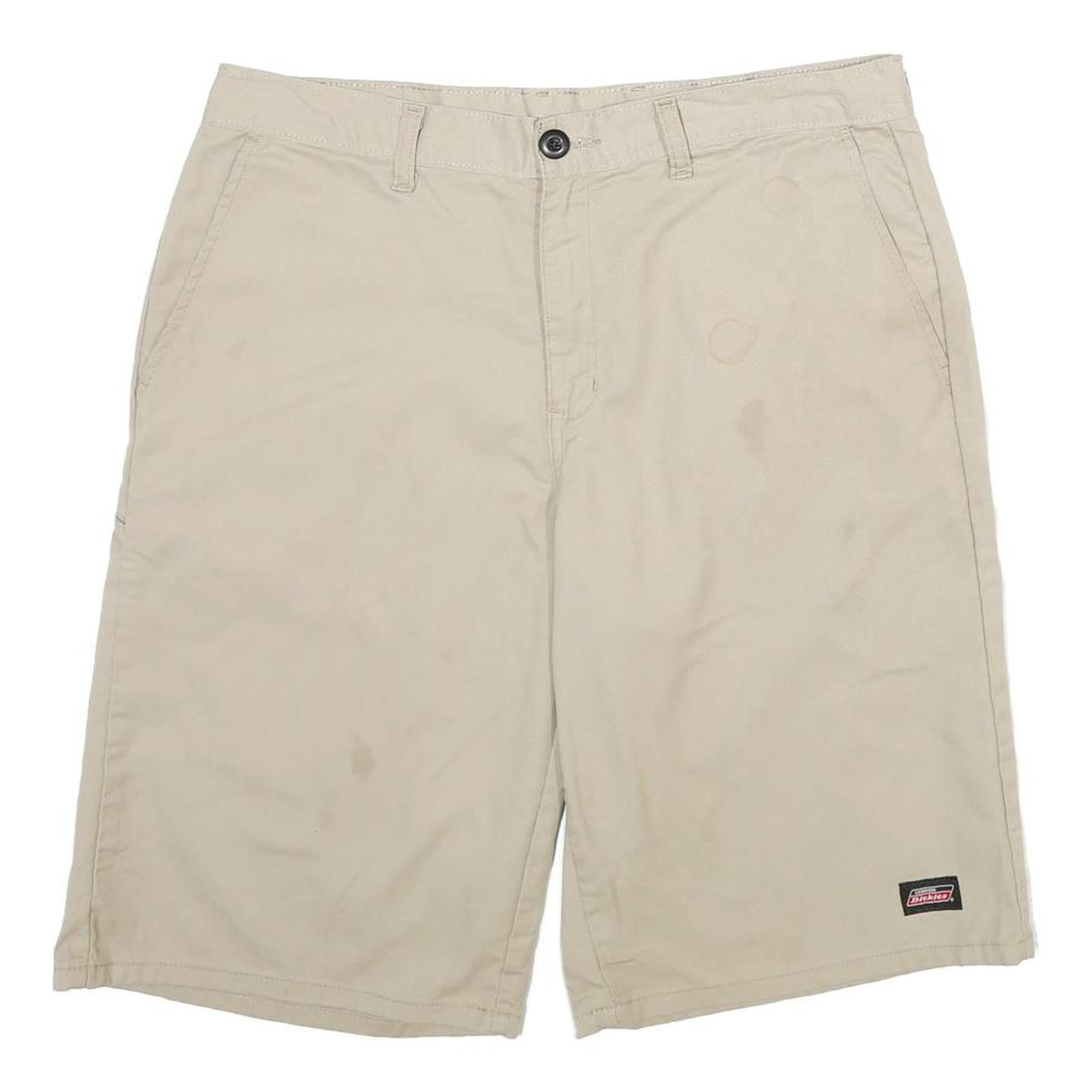 Buy DICKIES Mens Shorts Beige Casual L W34 Polyester Blend Workwear Refurbished - $29.89 DICKIES Mens Shorts Beige Casual L W34 Polyester Blend Workwear Refurbished - N/A refurbished available on Cerqular