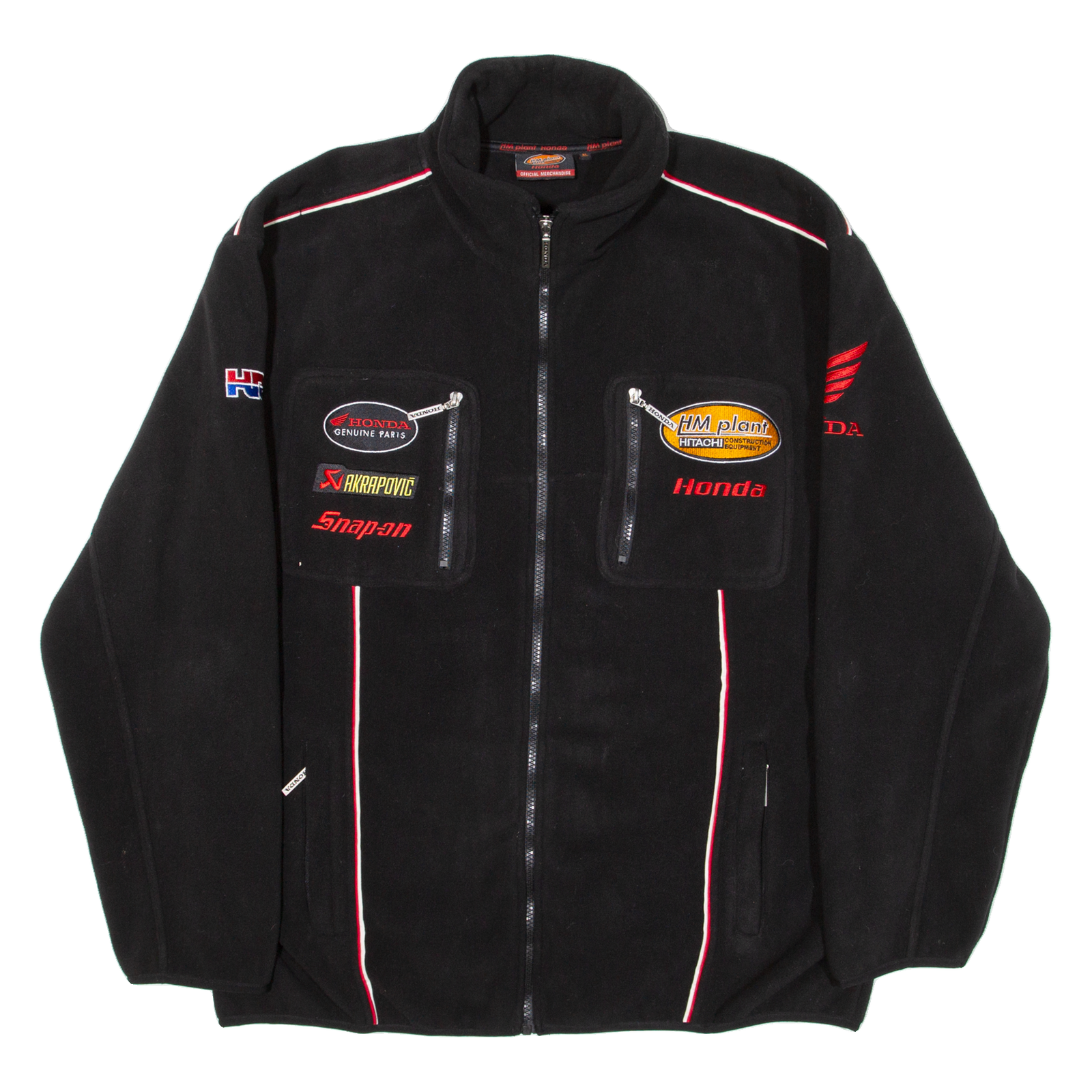 HONDA Mens Fleece Jacket Black XL Refurbished - N/A refurbished available on Cerqular