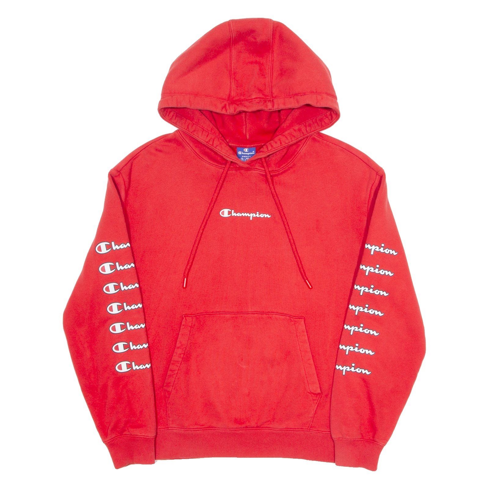 CHAMPION Mens Red Hoodie S Refurbished - N/A refurbished available on Cerqular