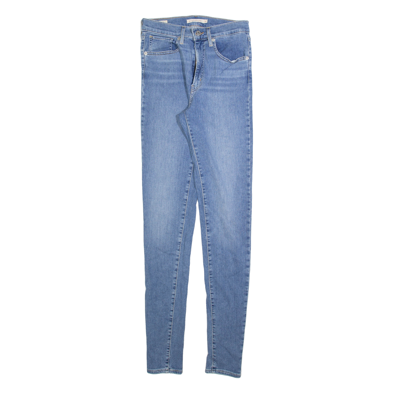 LEVI'S Mile High Big E Womens Jeans Blue Slim Skinny Stone Wash W27 L34 Refurbished - N/A refurbished available on Cerqular
