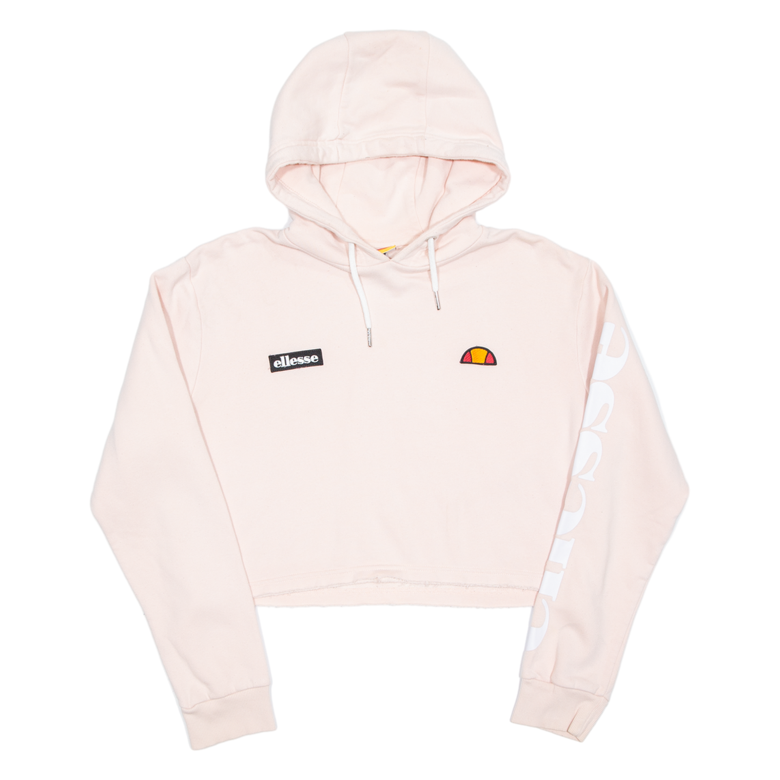 ELLESSE Cropped Womens Pink Hoodie UK 14 Refurbished - N/A refurbished available on Cerqular