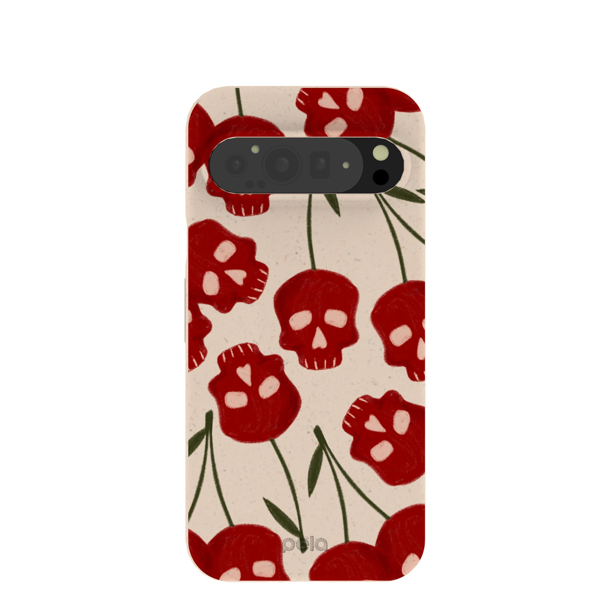Seashell Scary Cherry Google Pixel 9 Pro XL Case Refurbished - Pela Case refurbished available on Cerqular